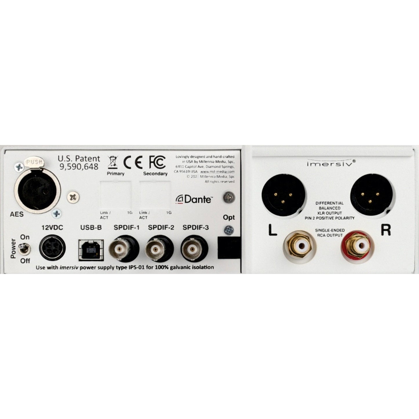 Imersiv D-1 28-Bit DAC - Black
