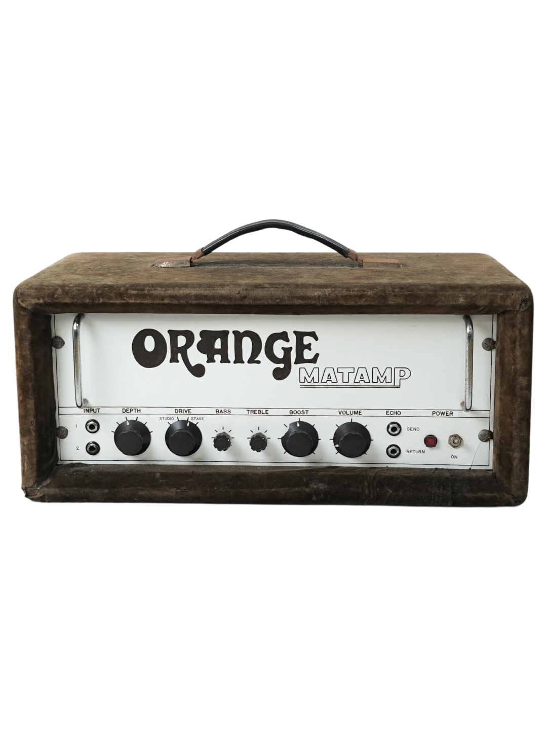 Vintage Orange Matamp 100W Head - UK c.1970