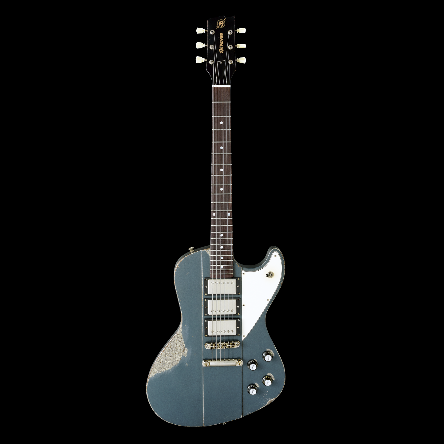 Rock N Roll Relics Revenge - Charcoal Frost Metallic over Gold Sparkle
