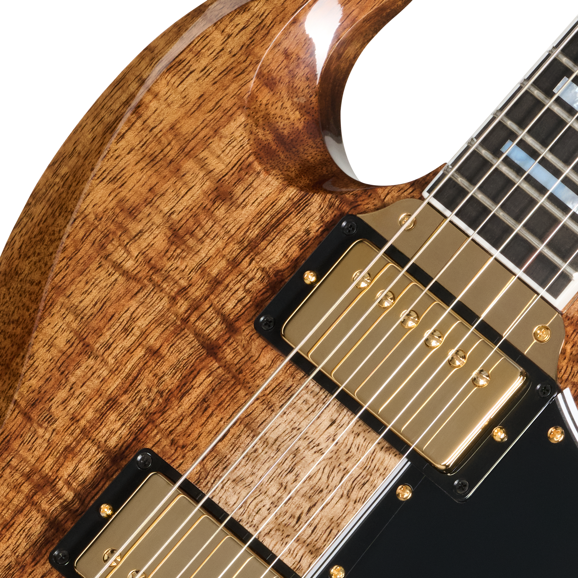 Gibson Custom LE SG Custom with Koa Top, Gloss, Walnut
