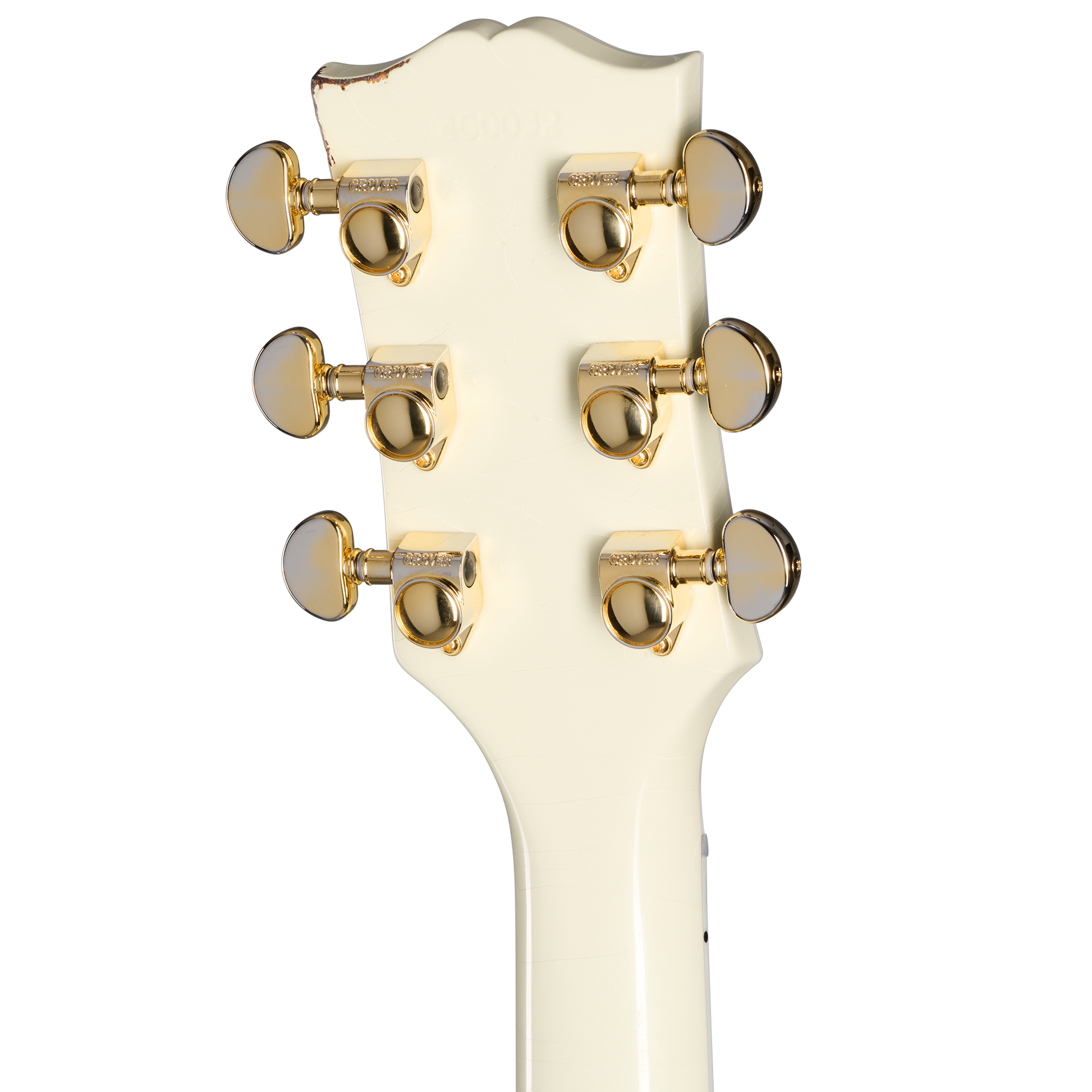 Gibson Custom 1962 Les Paul SG Custom Reissue with Ebony Block, Light Aged, Vintage White, Exclusive