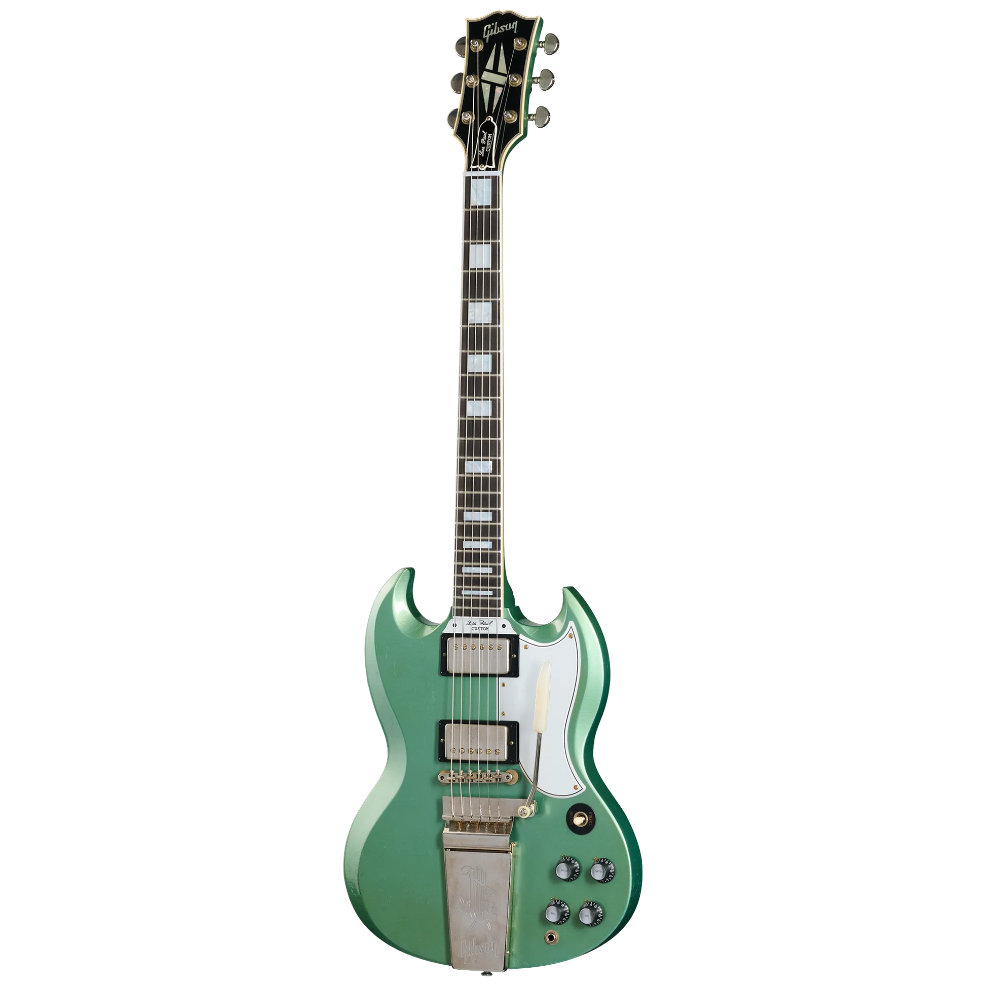 Gibson Custom 1963 Les Paul SG Custom Reissue, Light Aged, Inverness Green