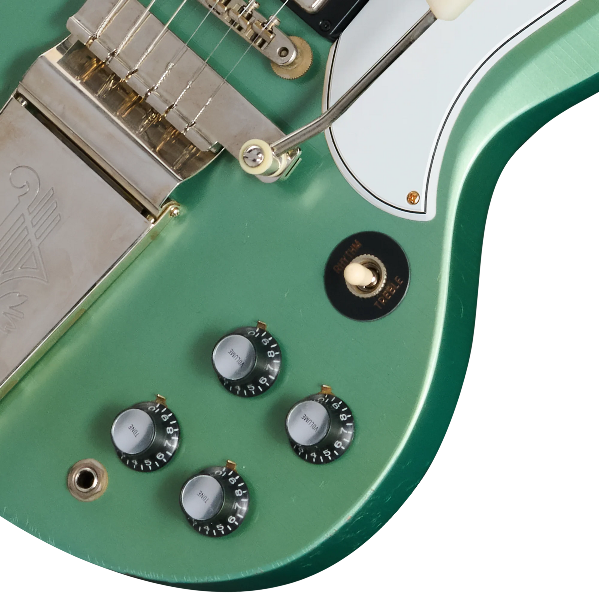 Gibson Custom 1963 Les Paul SG Custom Reissue, Light Aged, Inverness Green