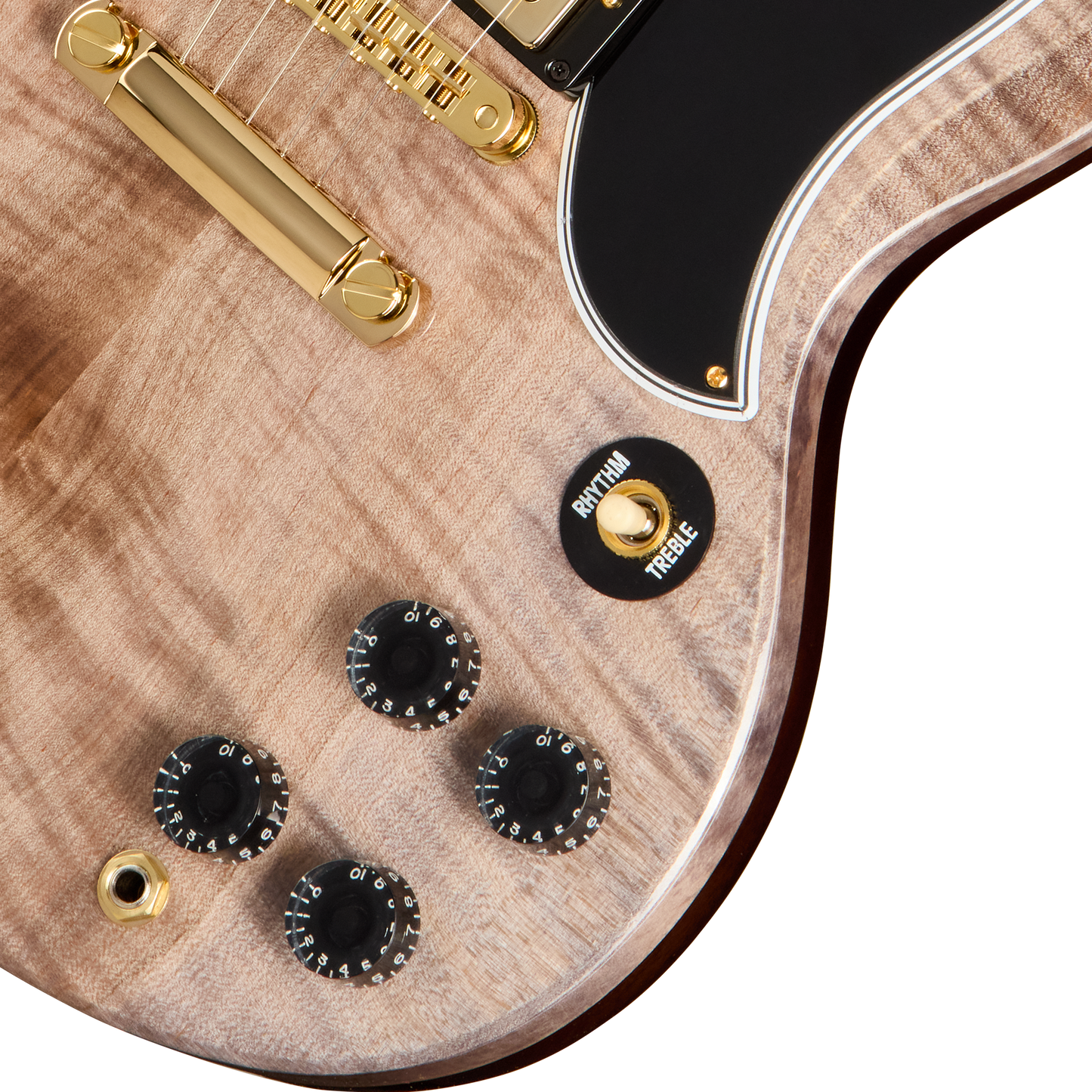 Gibson Custom SG Custom with Figured Maple Heartwood Top, Gloss, Light Charcoal