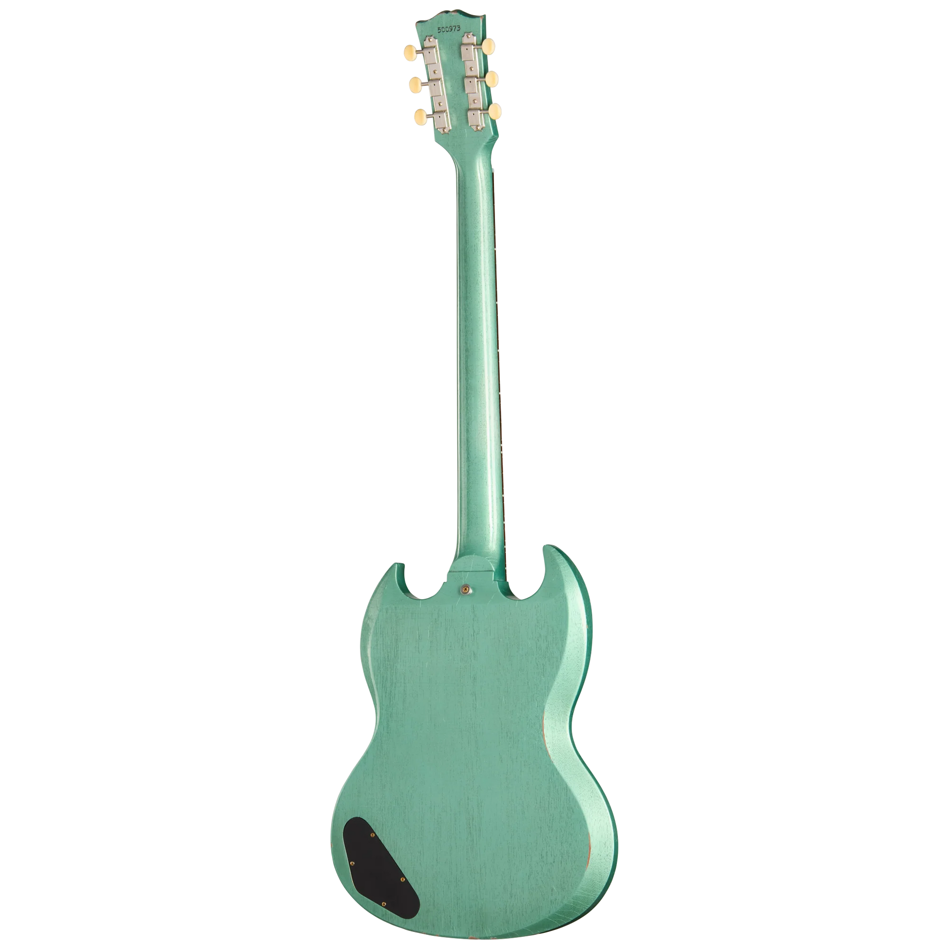 Gibson Custom 1963 Les Paul SG Junior Reissue, Light Aged, TV Inverness Green