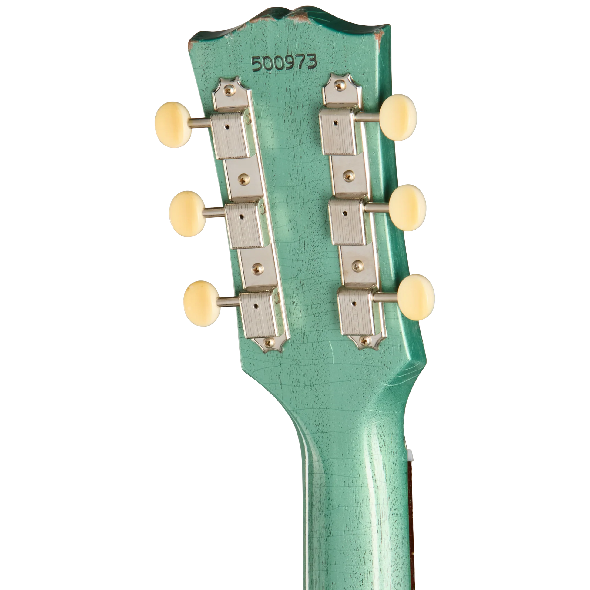 Gibson Custom 1963 Les Paul SG Junior Reissue, Light Aged, TV Inverness Green