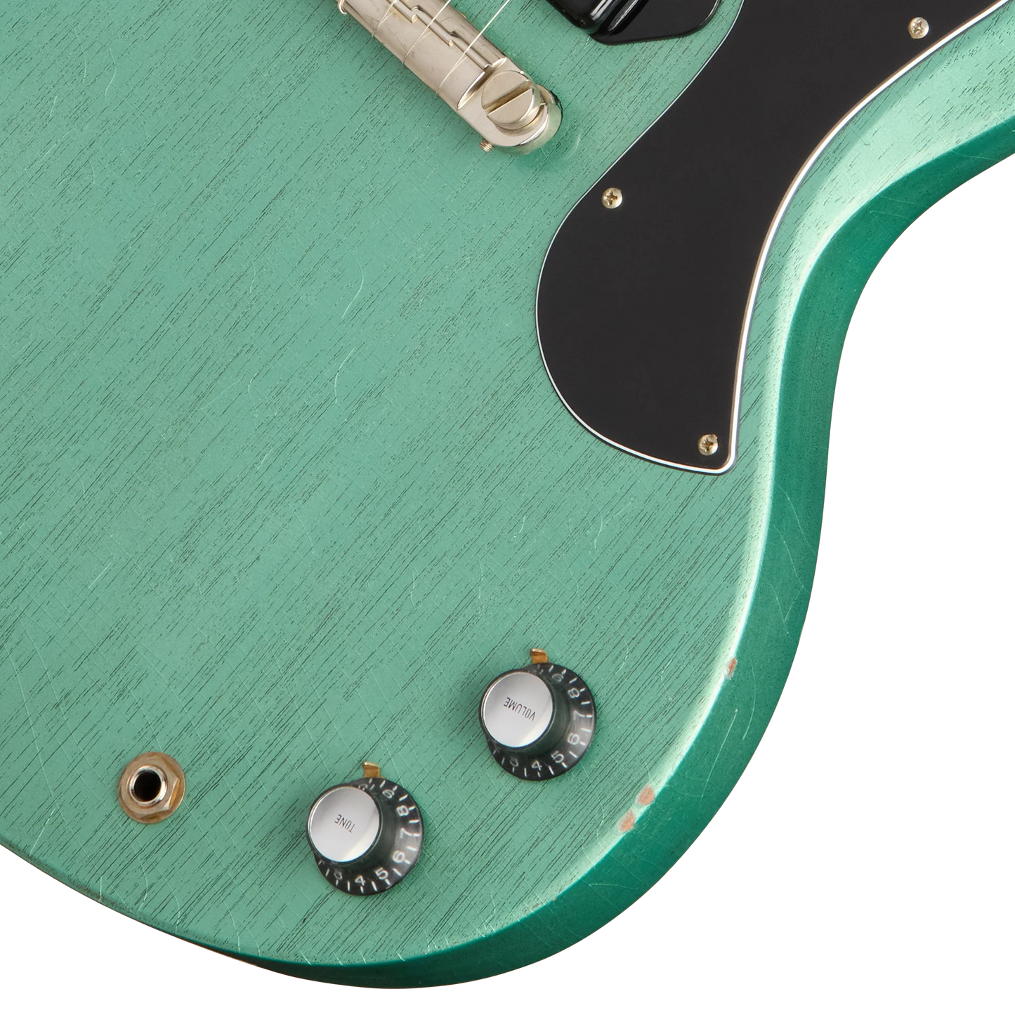 Gibson Custom 1963 Les Paul SG Junior Reissue, Light Aged, TV Inverness Green
