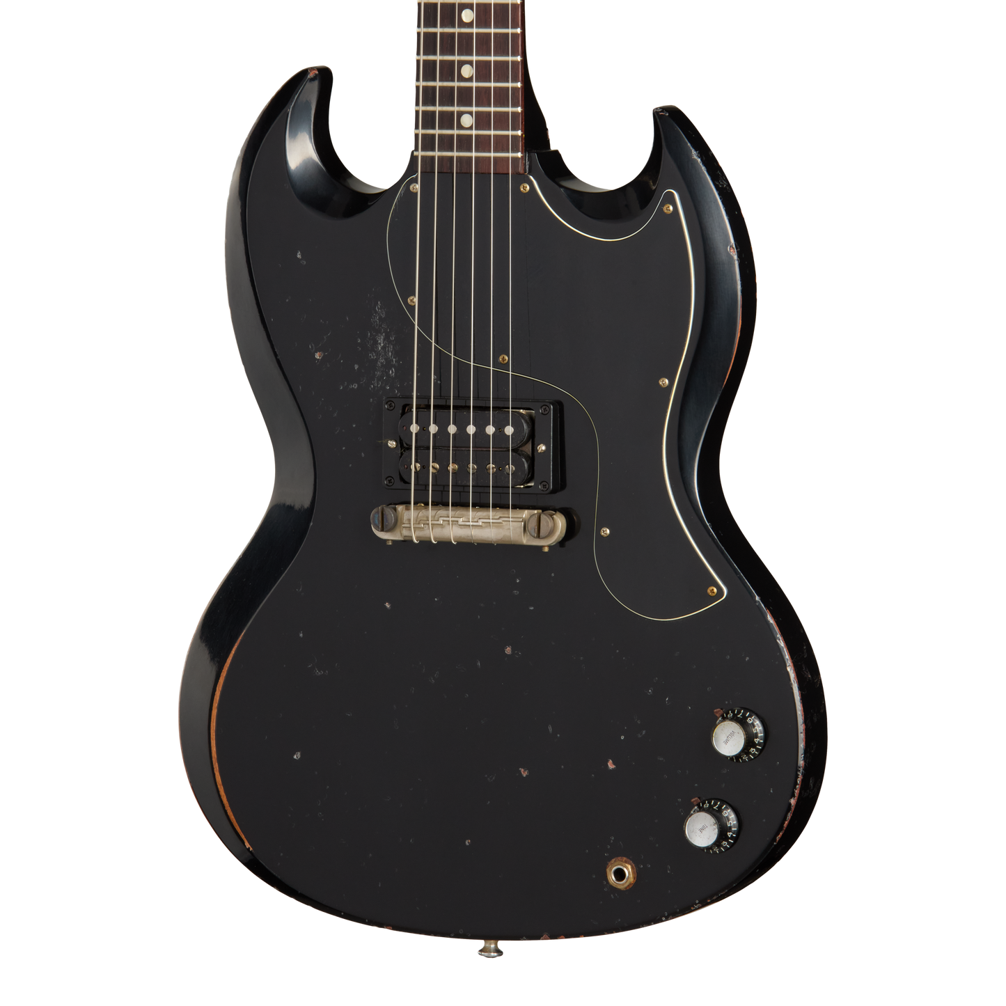 Gibson Custom 1963 SG Junior Reissue, Heavy Aged, Ebony