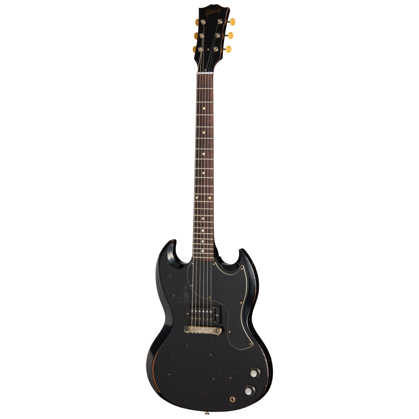 Gibson Custom 1963 SG Junior Reissue, Heavy Aged, Ebony