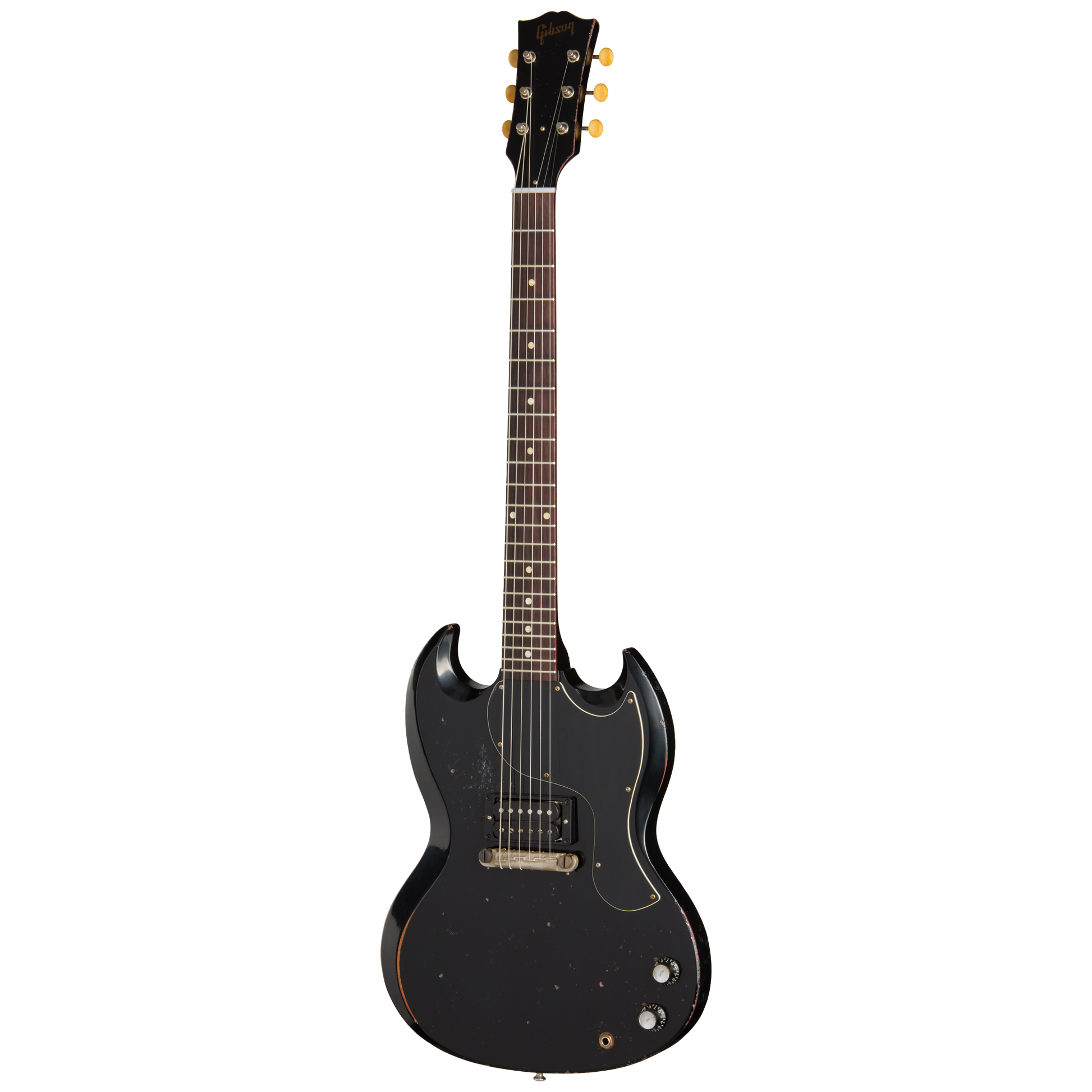 Gibson Custom 1963 SG Junior Reissue, Heavy Aged, Ebony