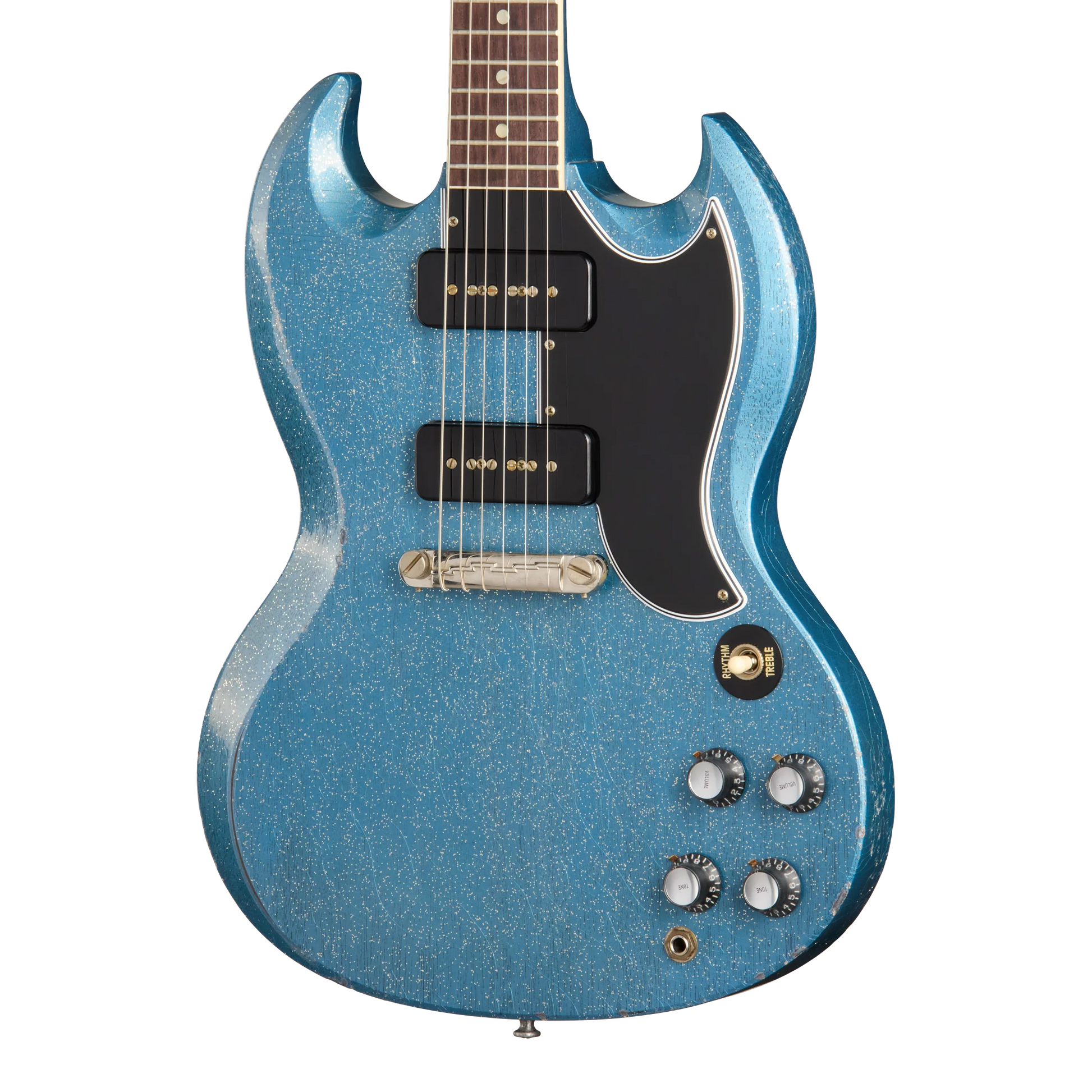 Gibson Custom 1963 SG Special Reissue, Light Aged, TV Pelham Blue Sparkle