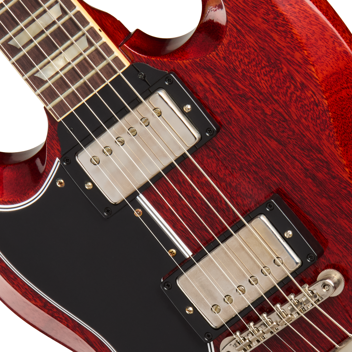 Gibson Custom 1961 Les Paul SG Standard Stop Bar, Left-Handed, Cherry Red