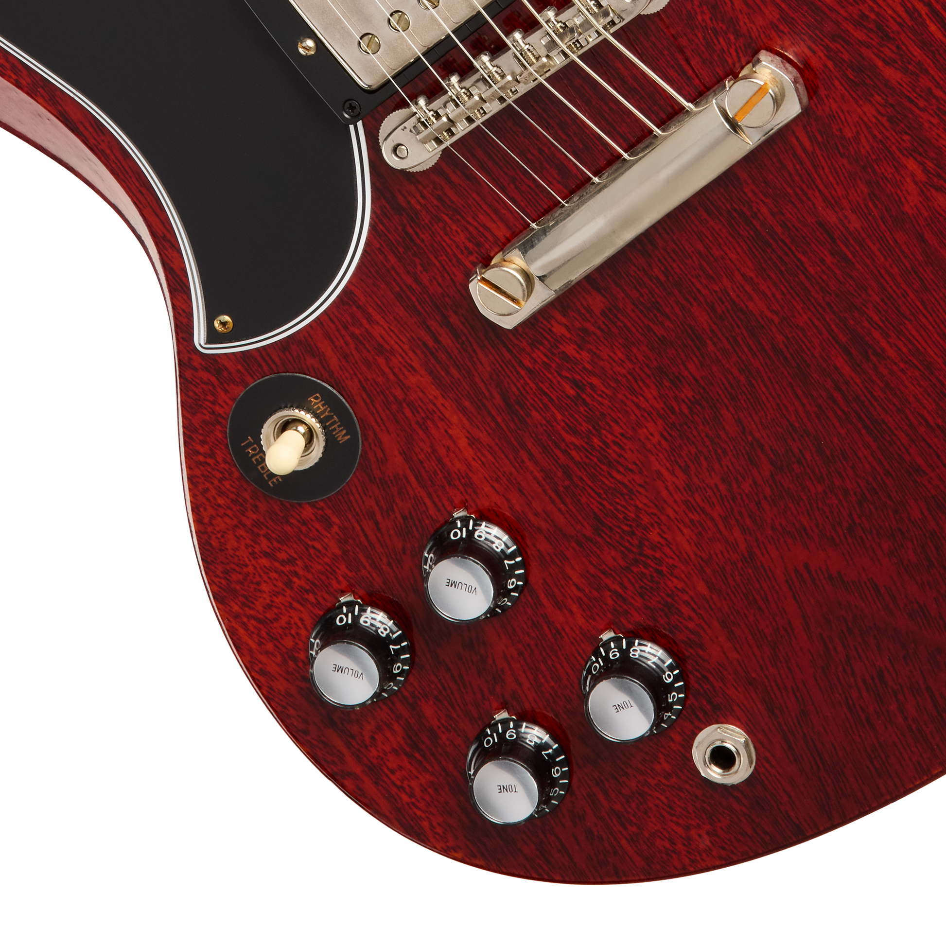 Gibson Custom 1961 Les Paul SG Standard Stop Bar, Left-Handed, Cherry Red