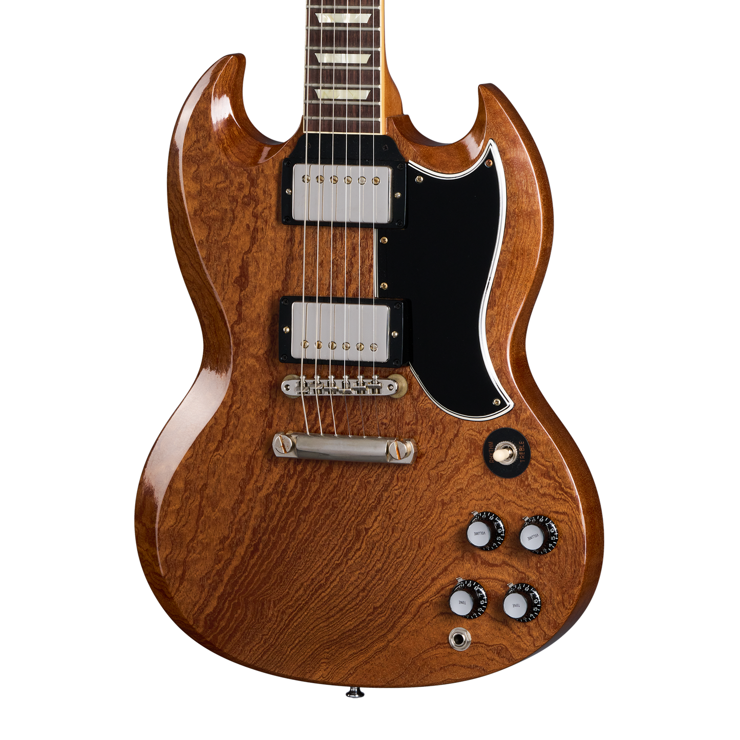 Gibson Custom 1961 Les Paul SG Standard Quilt Sapele, Ultra Light Aged, Natural, Exclusive