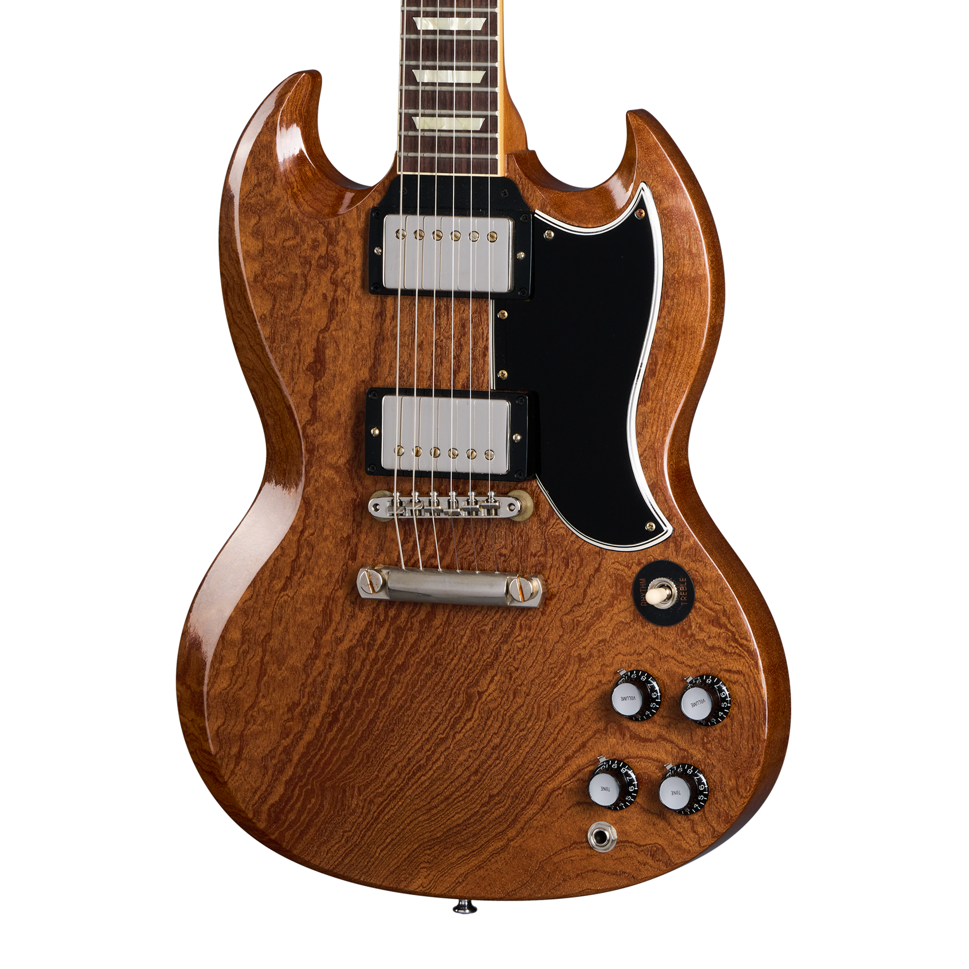 Gibson Custom 1961 Les Paul SG Standard Quilt Sapele, Ultra Light Aged, Natural, Exclusive