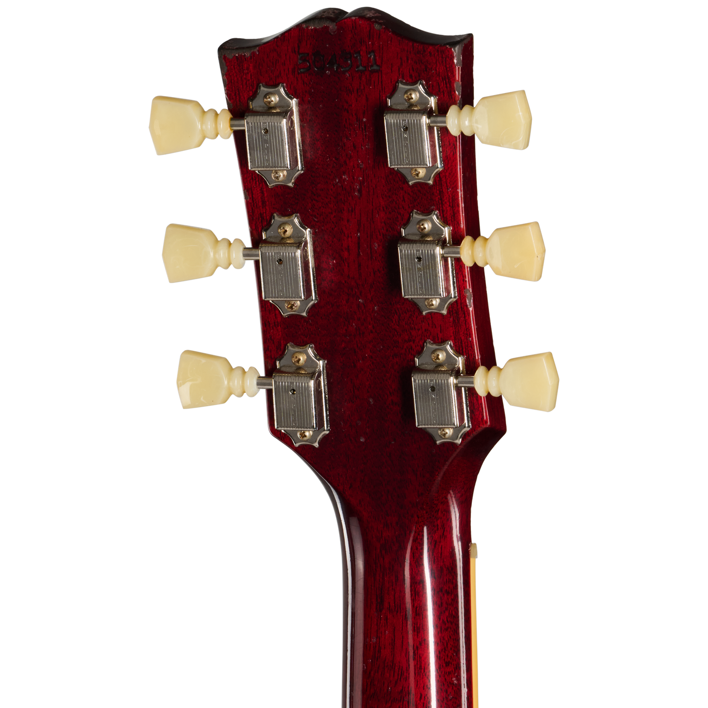 Gibson Custom 1961 Les Paul SG Standard Reissue with Figured Top, Light Aged, Lemon Burst