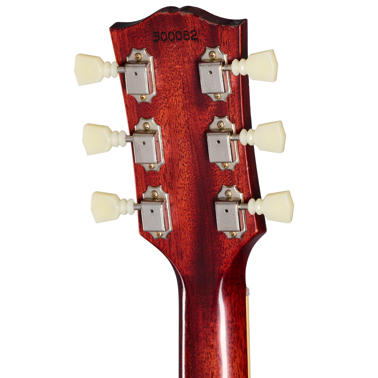 Gibson Custom 1962 Les Paul SG Standard with Ebony Block, Light Aged, Cherry, Exclusive