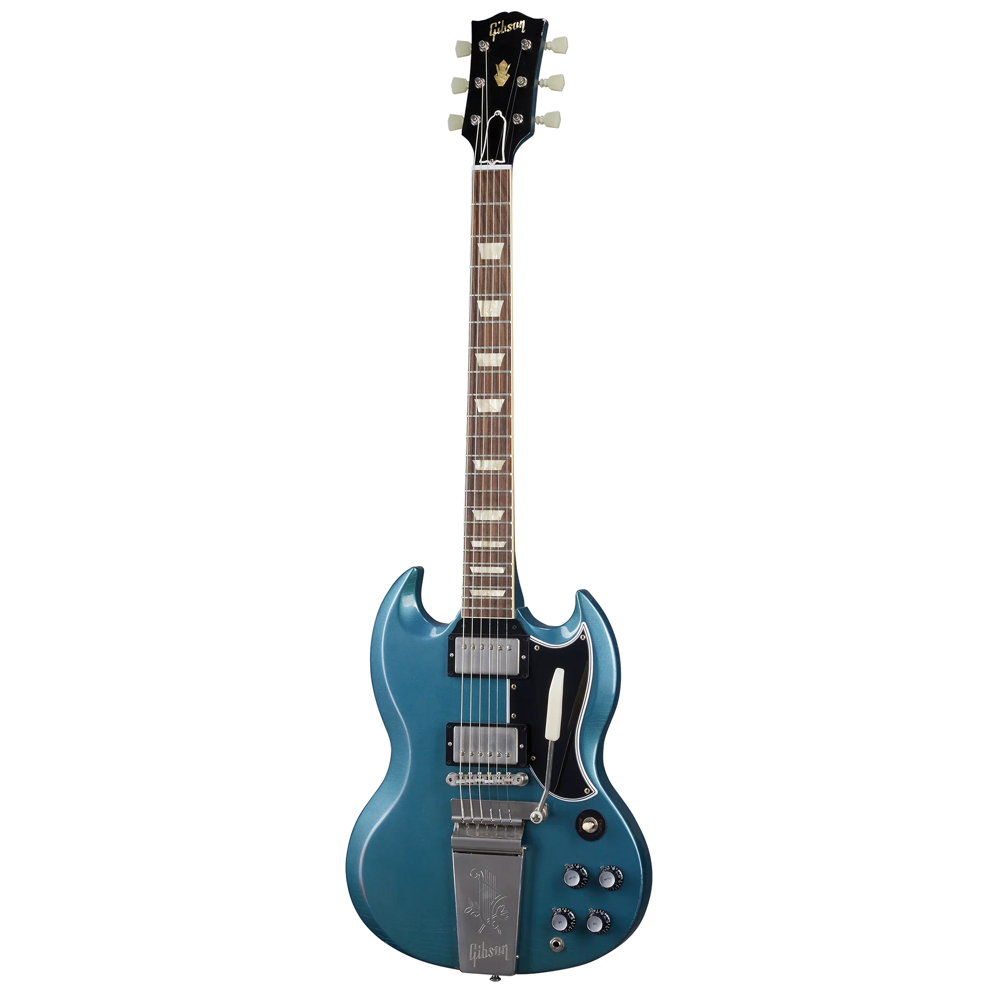 Gibson Custom 1964 SG Standard Reissue with Maestro, Light Aged, Pelham Blue