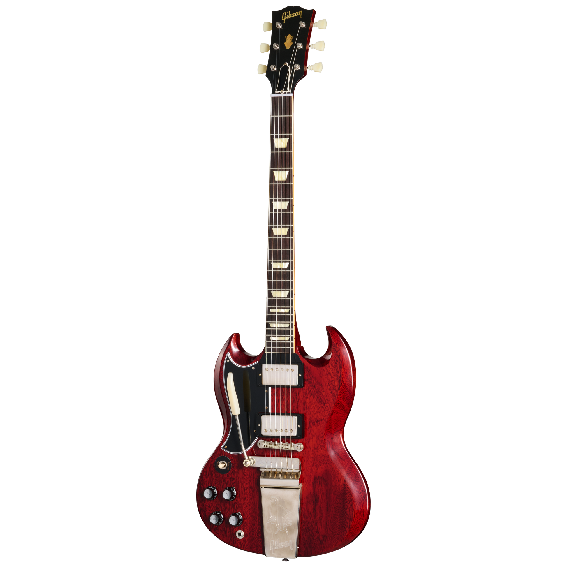 Gibson Custom 1964 SG Standard Reissue with Maestro, Left-Handed, Cherry Red
