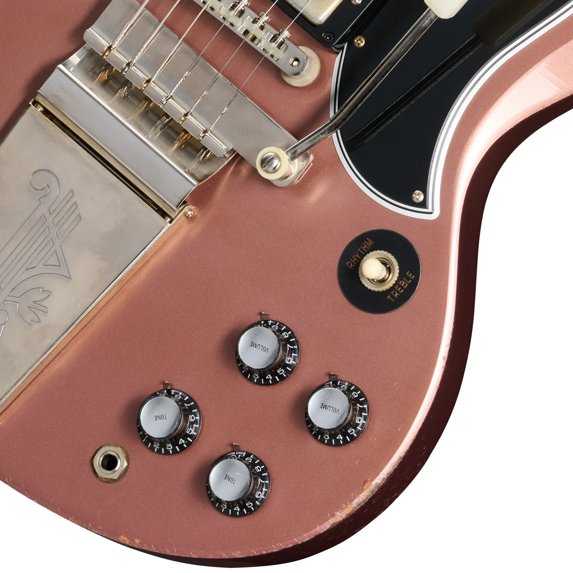 Gibson Custom 1964 SG Standard Reissue, Light Aged, Heather Poly
