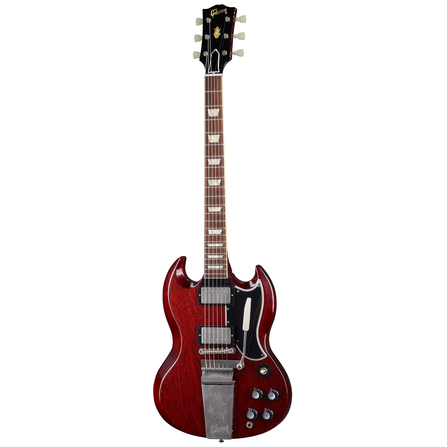 Gibson Custom 1964 SG Standard Reissue with Maestro, Ultra Light Aged, Cherry Red