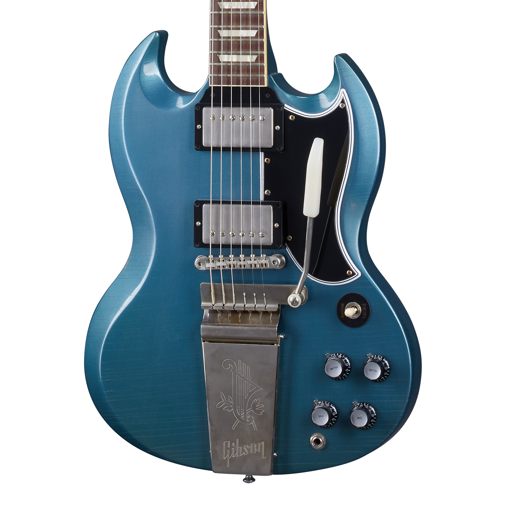 Gibson Custom 1964 SG Standard Reissue with Maestro, Ultra Light Aged, Pelham Blue