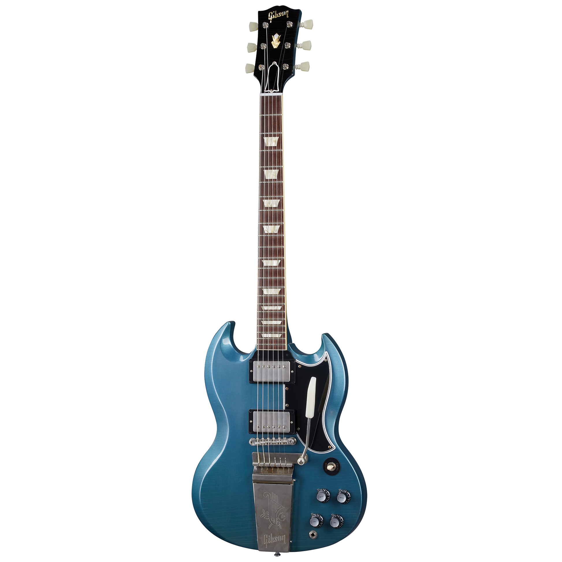 Gibson Custom 1964 SG Standard Reissue with Maestro, Ultra Light Aged, Pelham Blue
