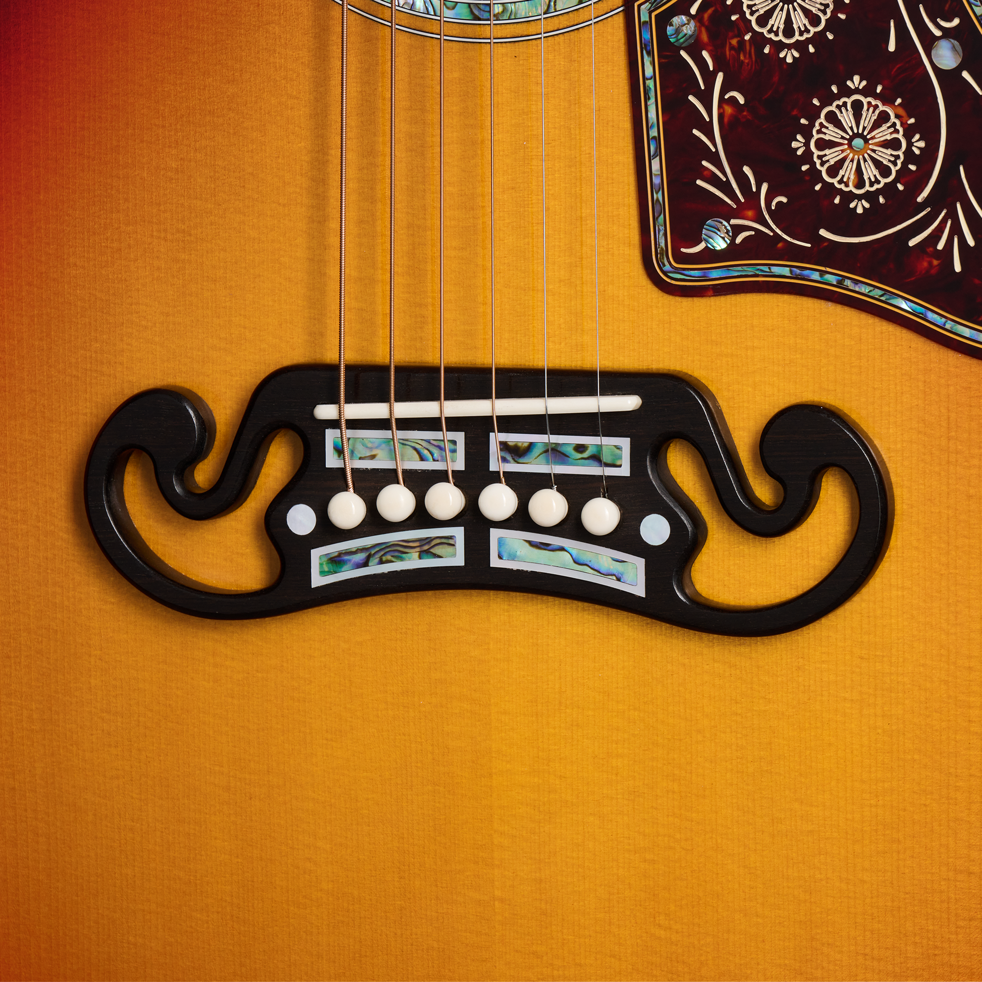 Gibson Custom SJ-200 Monarch Rosewood, Tri-Burst