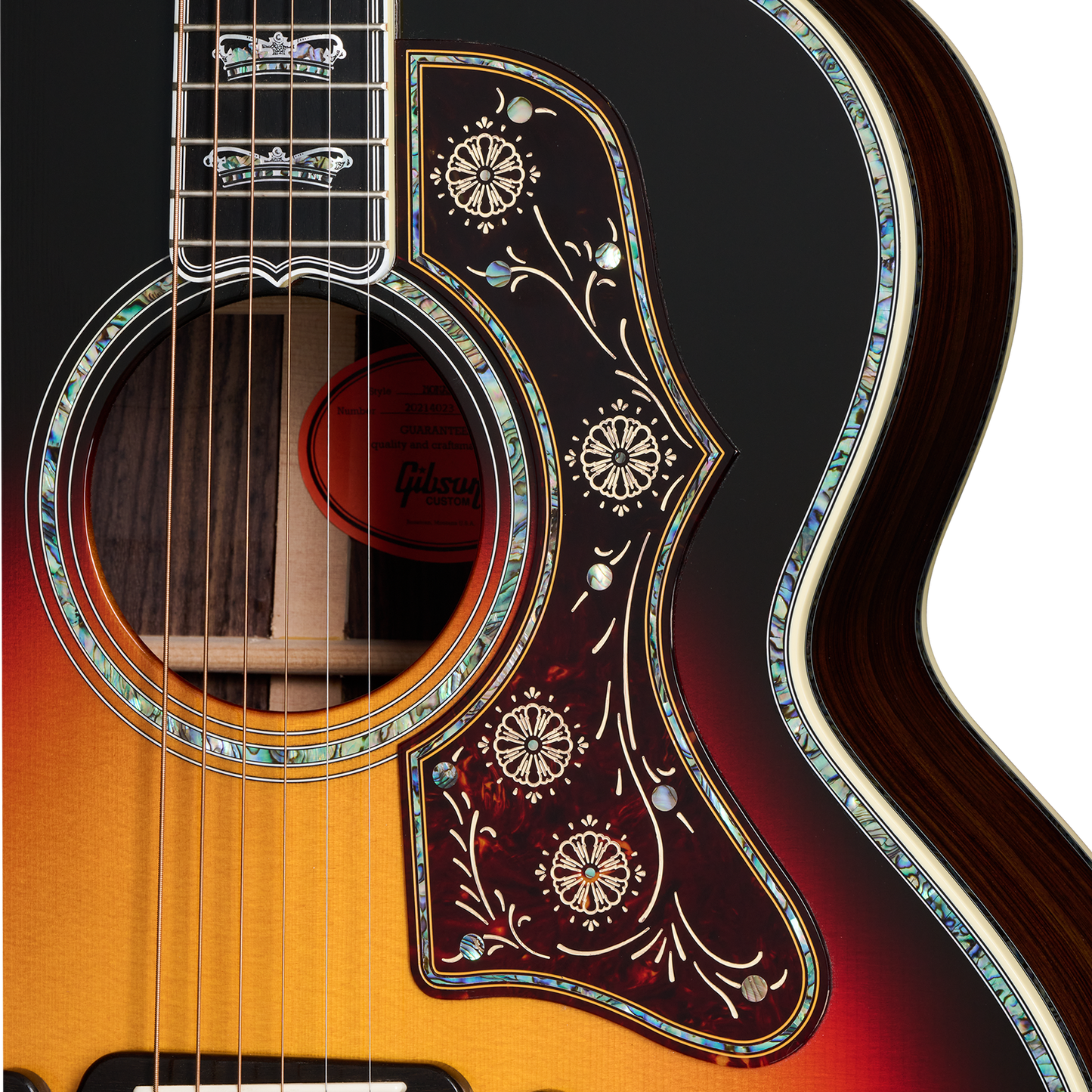 Gibson Custom SJ-200 Monarch Rosewood, Tri-Burst
