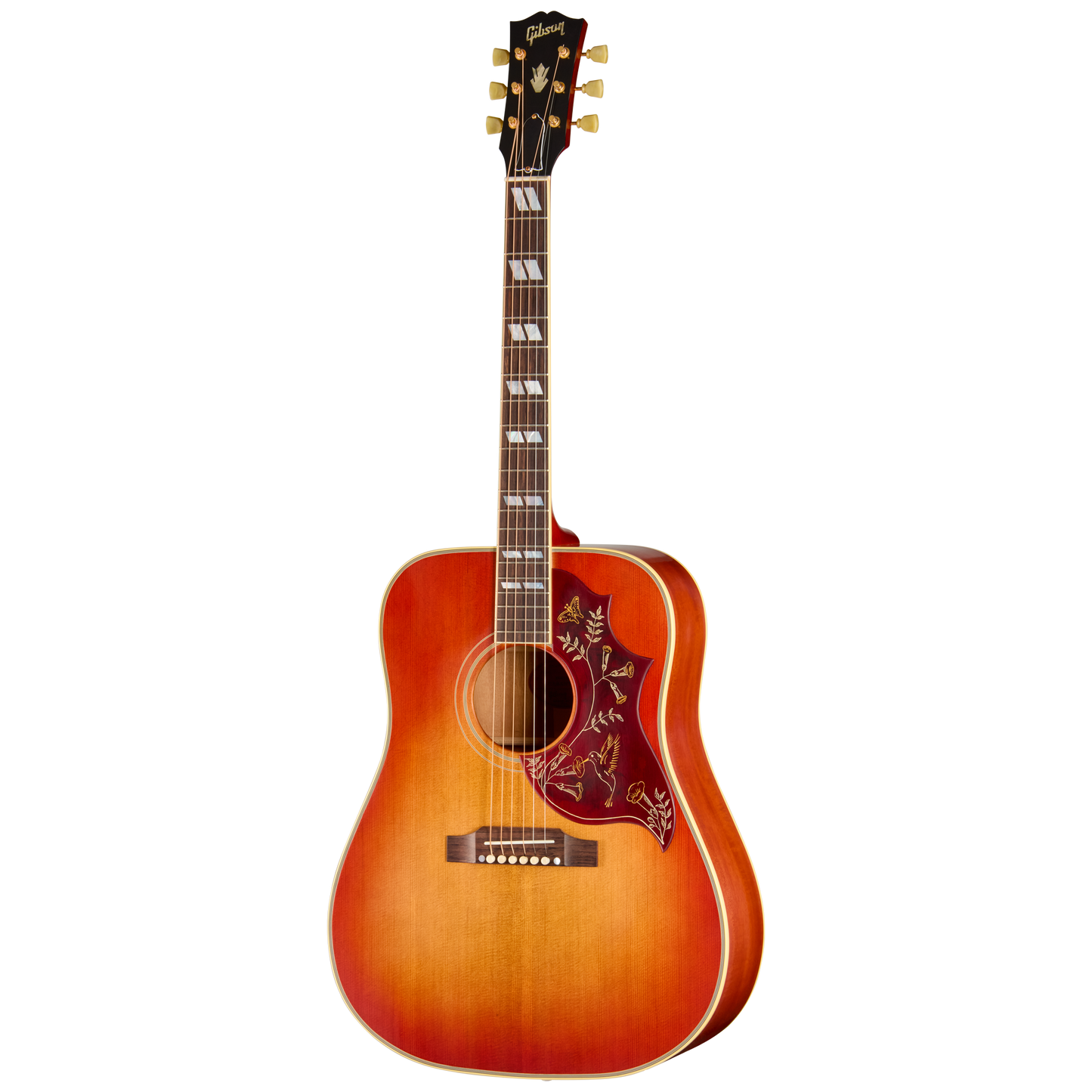 Gibson Custom 1960 Hummingbird Reissue, Ultra Light Aged, Washed Cherry Sunburst