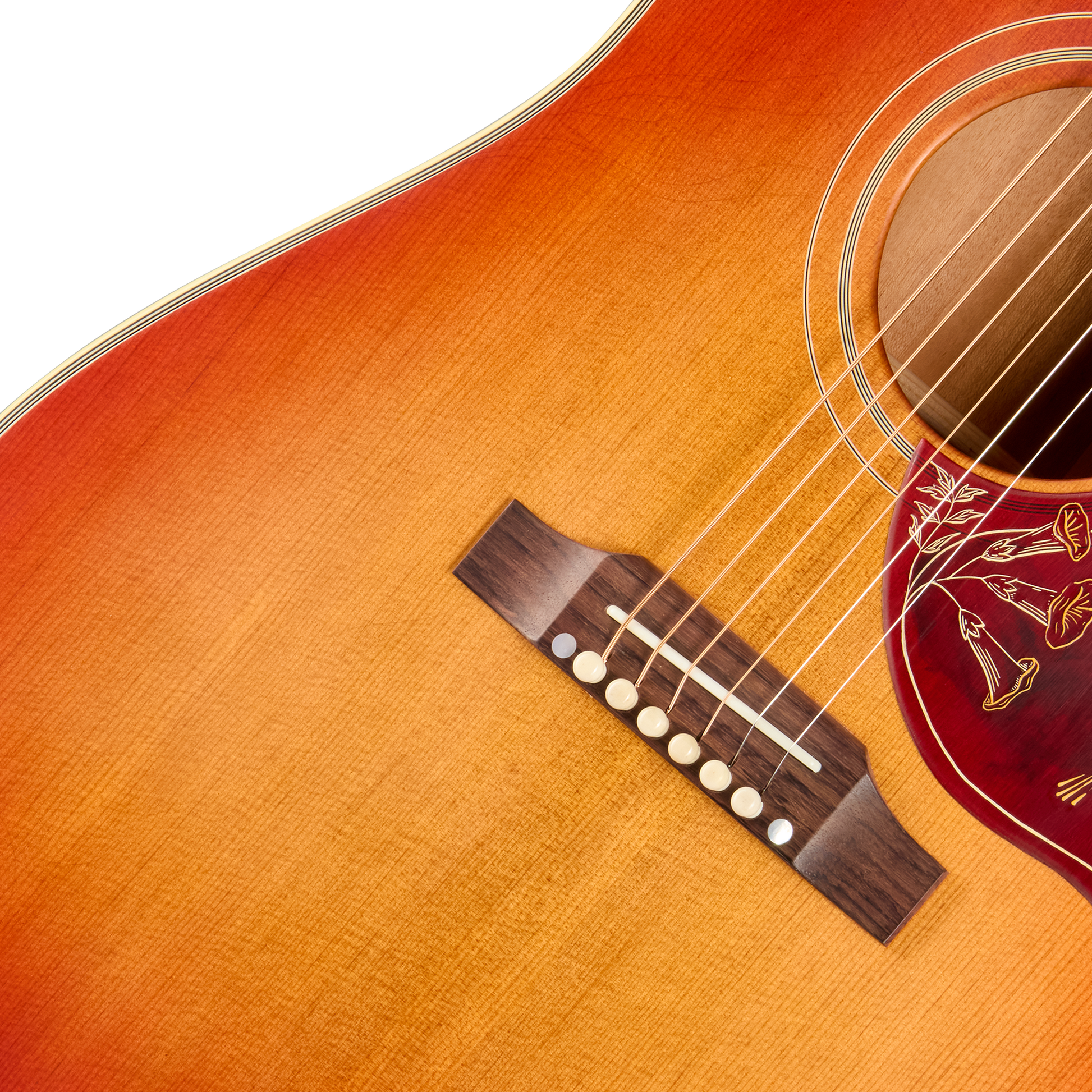 Gibson Custom 1960 Hummingbird Reissue, Ultra Light Aged, Washed Cherry Sunburst
