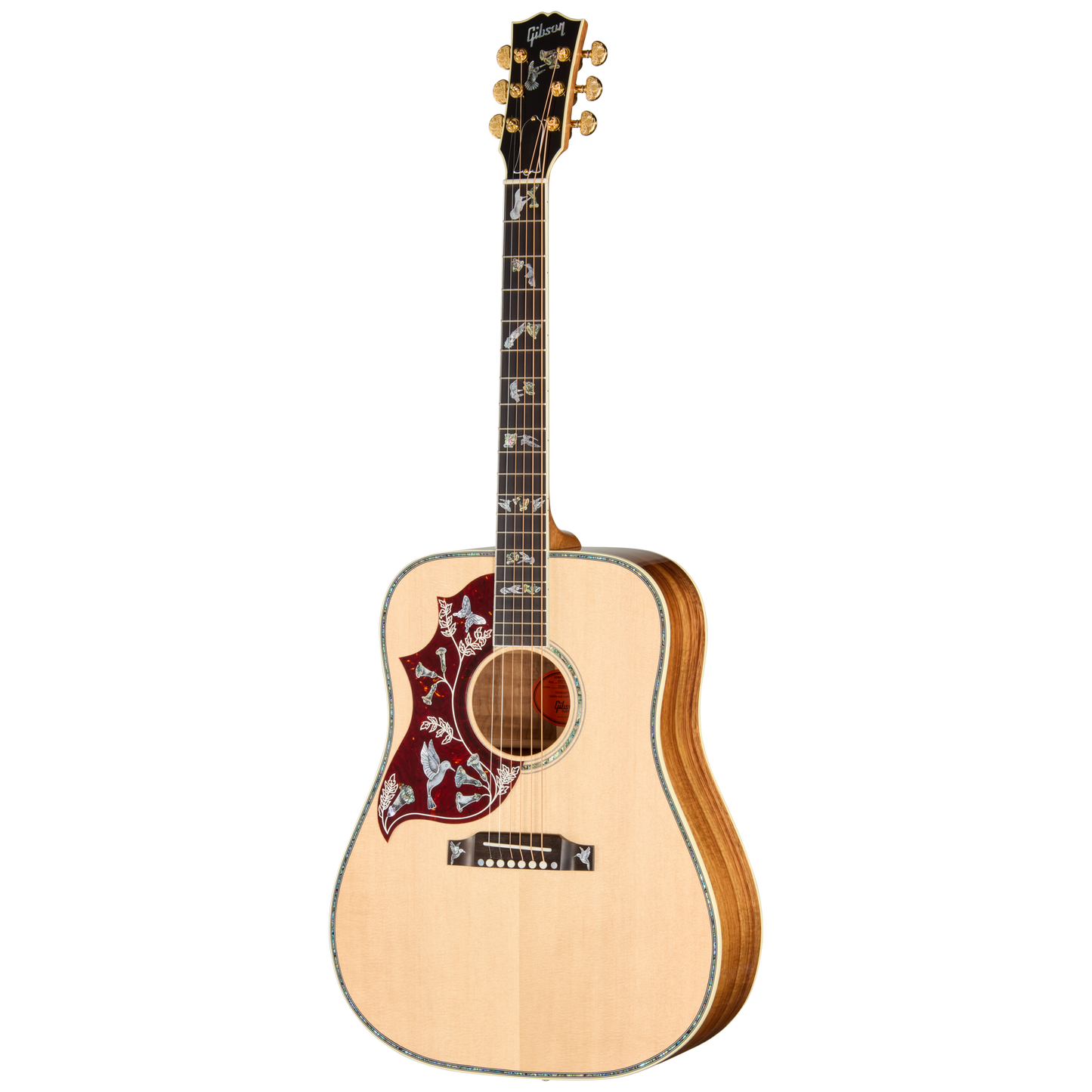 Gibson Custom Hummingbird Custom Koa, Left-Handed, Antique Natural