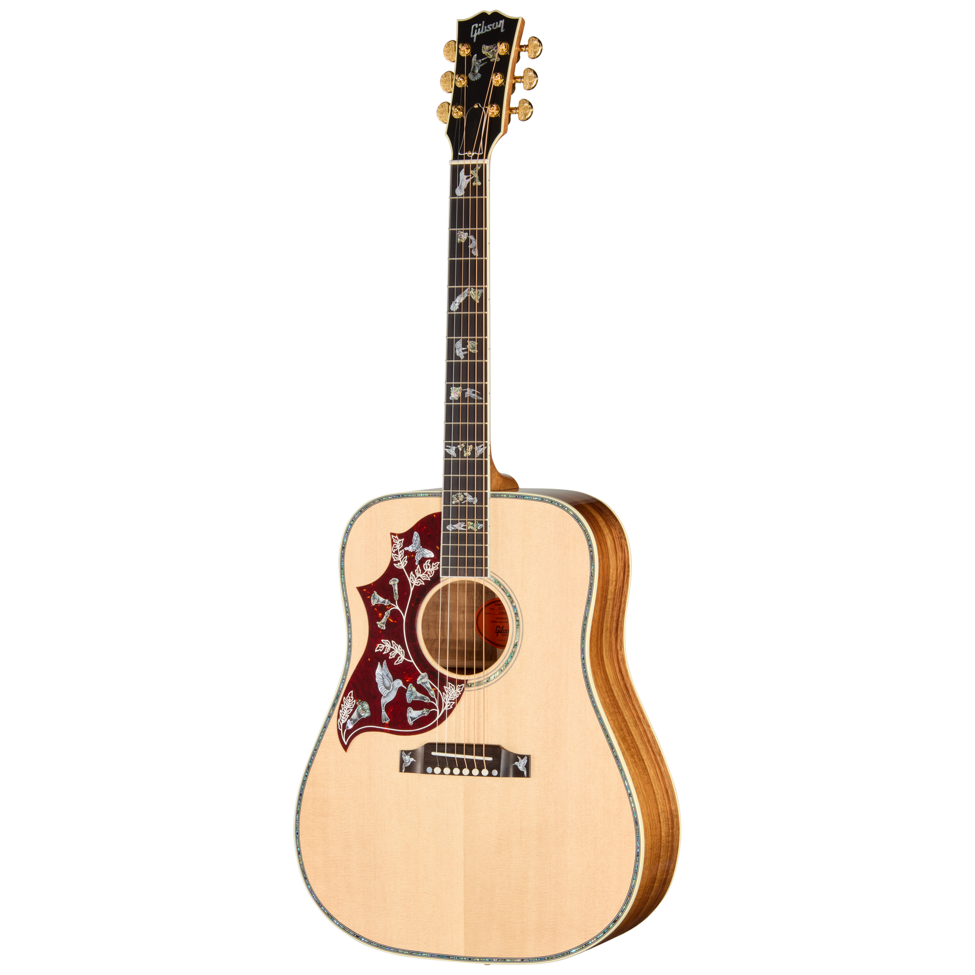 Gibson Custom Hummingbird Custom Koa, Left-Handed, Antique Natural