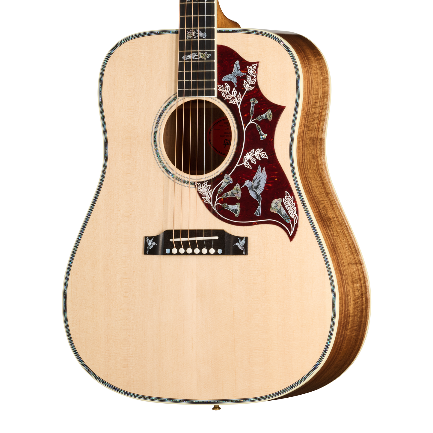 Gibson Custom Hummingbird Custom Koa, Antique Natural
