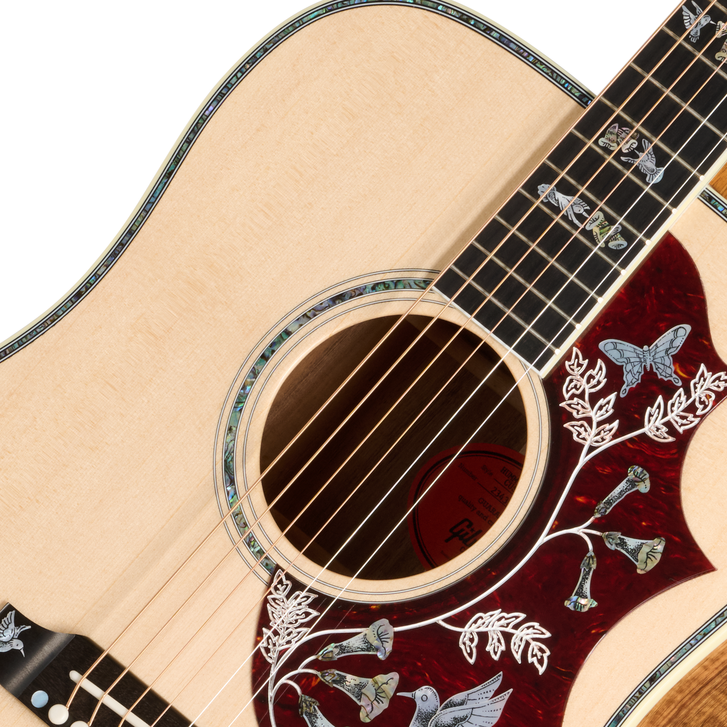 Gibson Custom Hummingbird Custom Koa, Antique Natural
