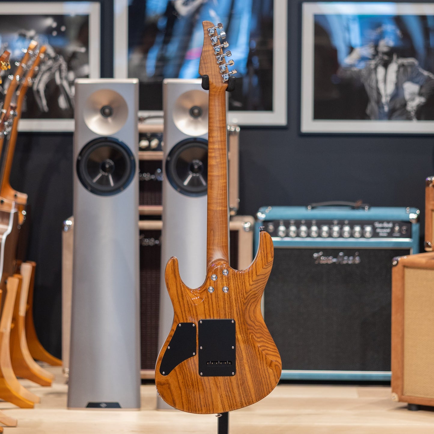 Suhr Custom Modern - Faded Trans Red Wine Burst