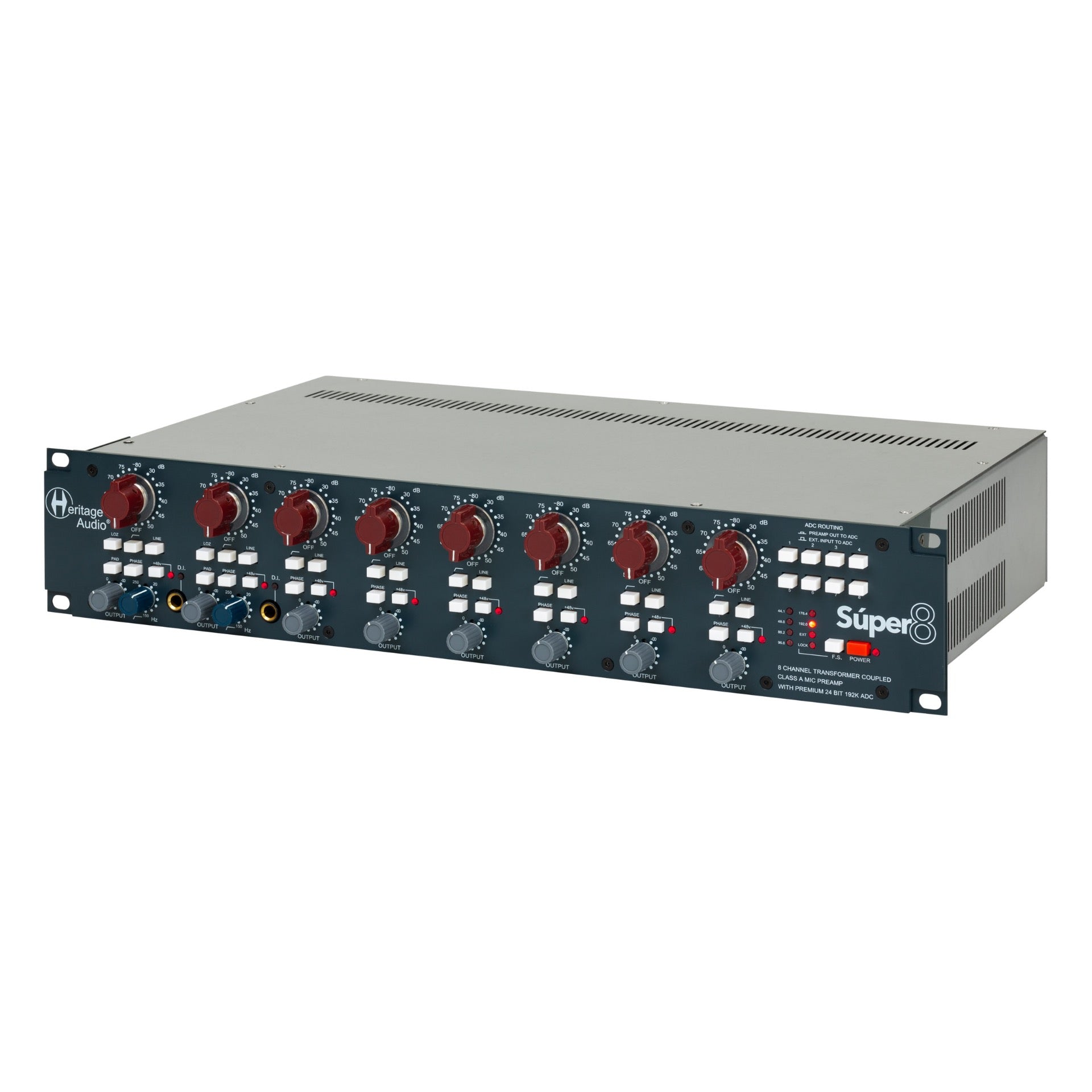 Heritage Audio Super 8 - 8 Channel Mic Pre Digital Converter