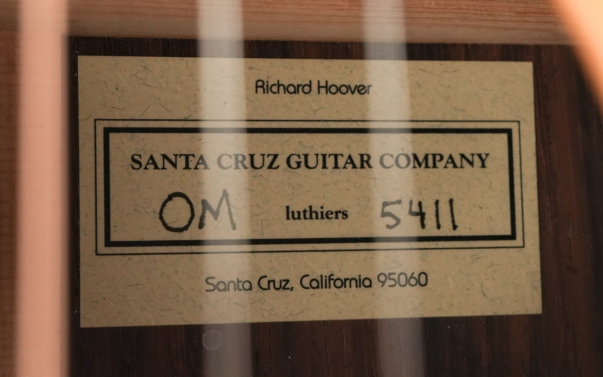 Santa Cruz OM Sitka Indian Rosewood 2017