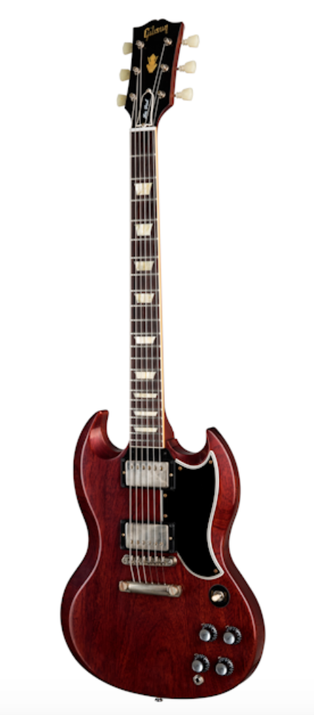 Gibson Custom Shop 1961 Les Paul SG Standard Reissue Stop Bar Electric Guitar - Cherry Red