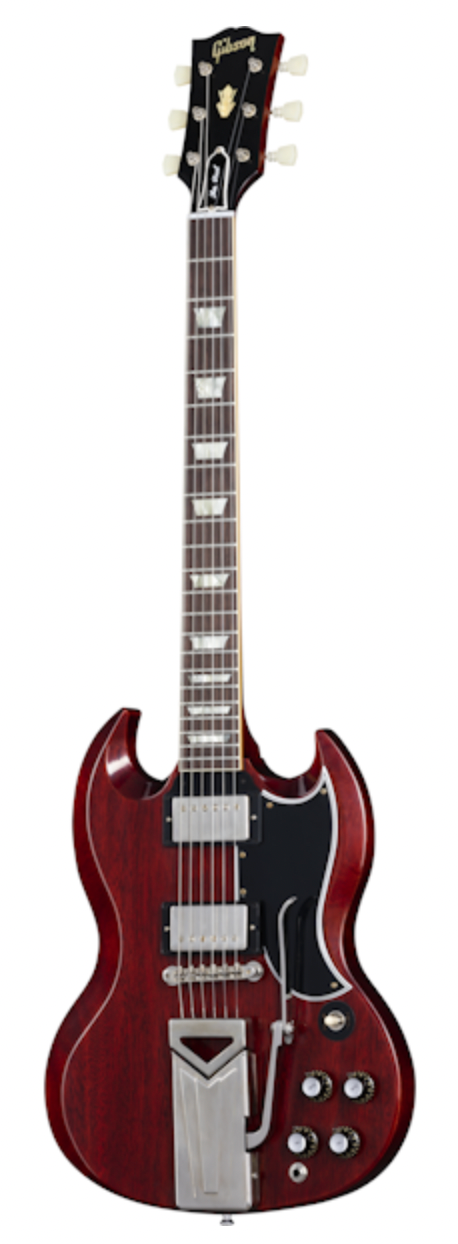 Gibson Custom Shop 60th Anniversary 1961 SG Les Paul Standard VOS Electric Guitar - Cherry Red