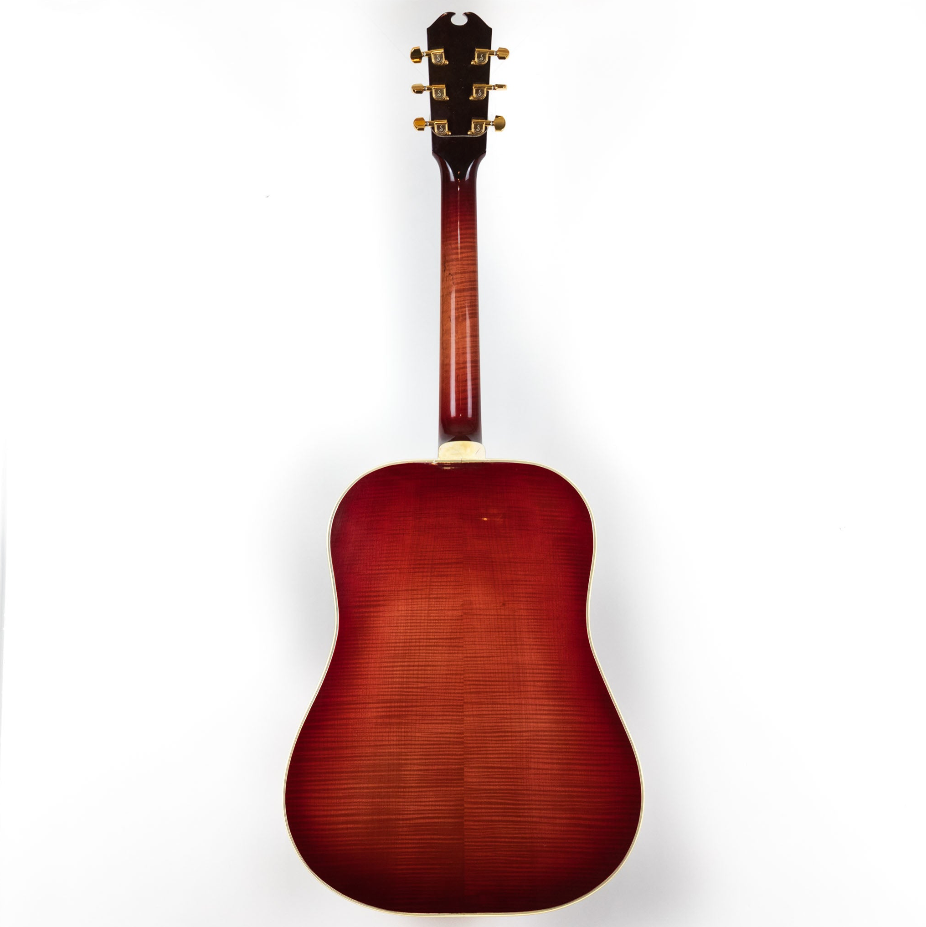D'Aquisto MERLOT Pair: 1979 Flat Top Delux 16" Merlot #109 & 1977 New Yorker Merlot #1114