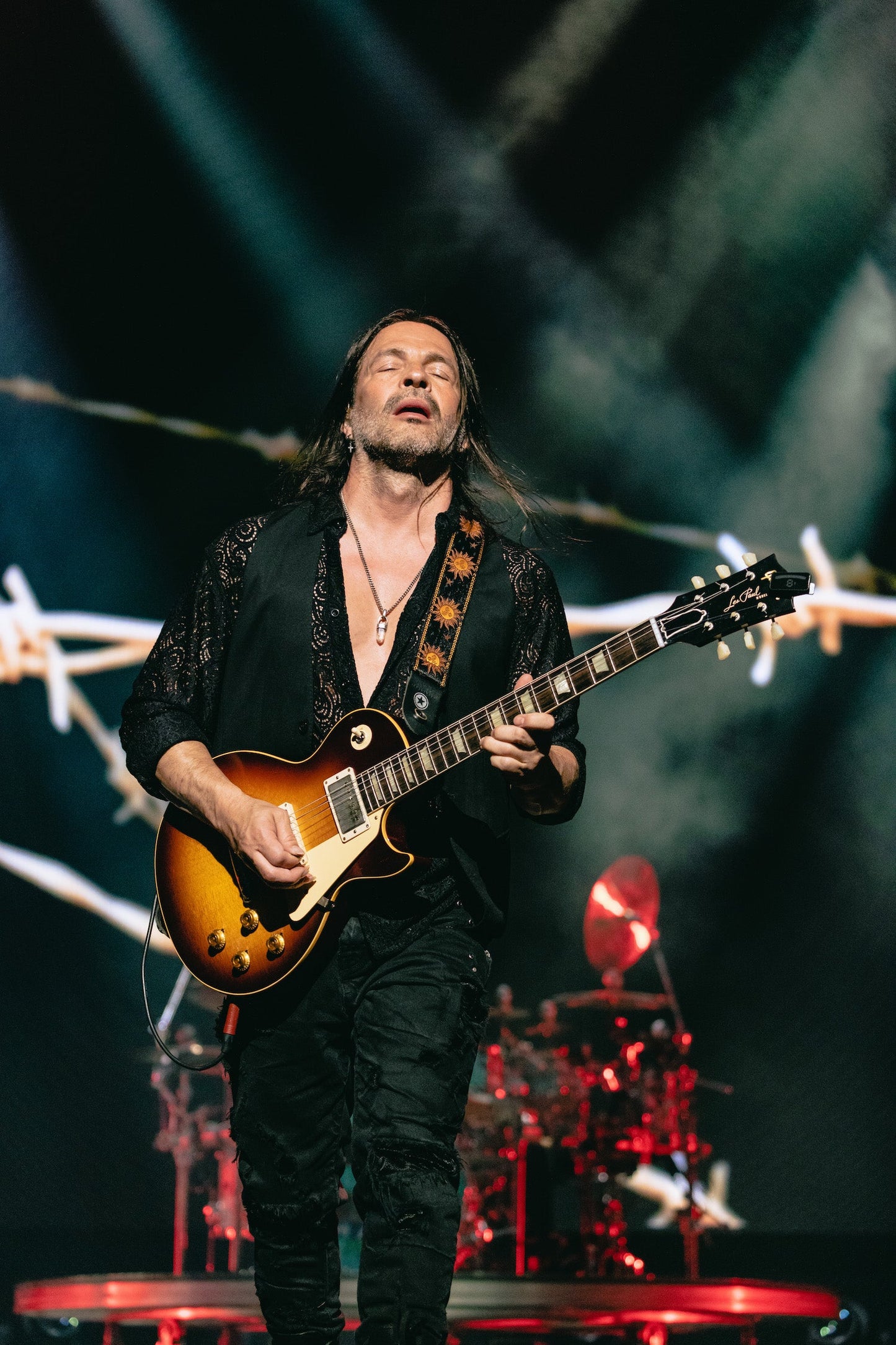 2022 Gibson Custom Shop Sergio Vallín Owned Stage Used Les Paul Standard Reissue 1958 Murphy Lab Ultra Light Aged Electric Guitar- Bourbon Burst
