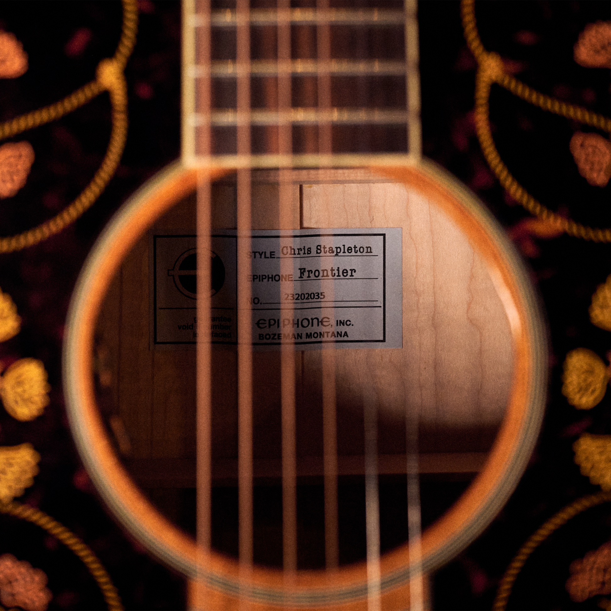 Epiphone USA Chris Stapleton Frontier, Frontier Burst