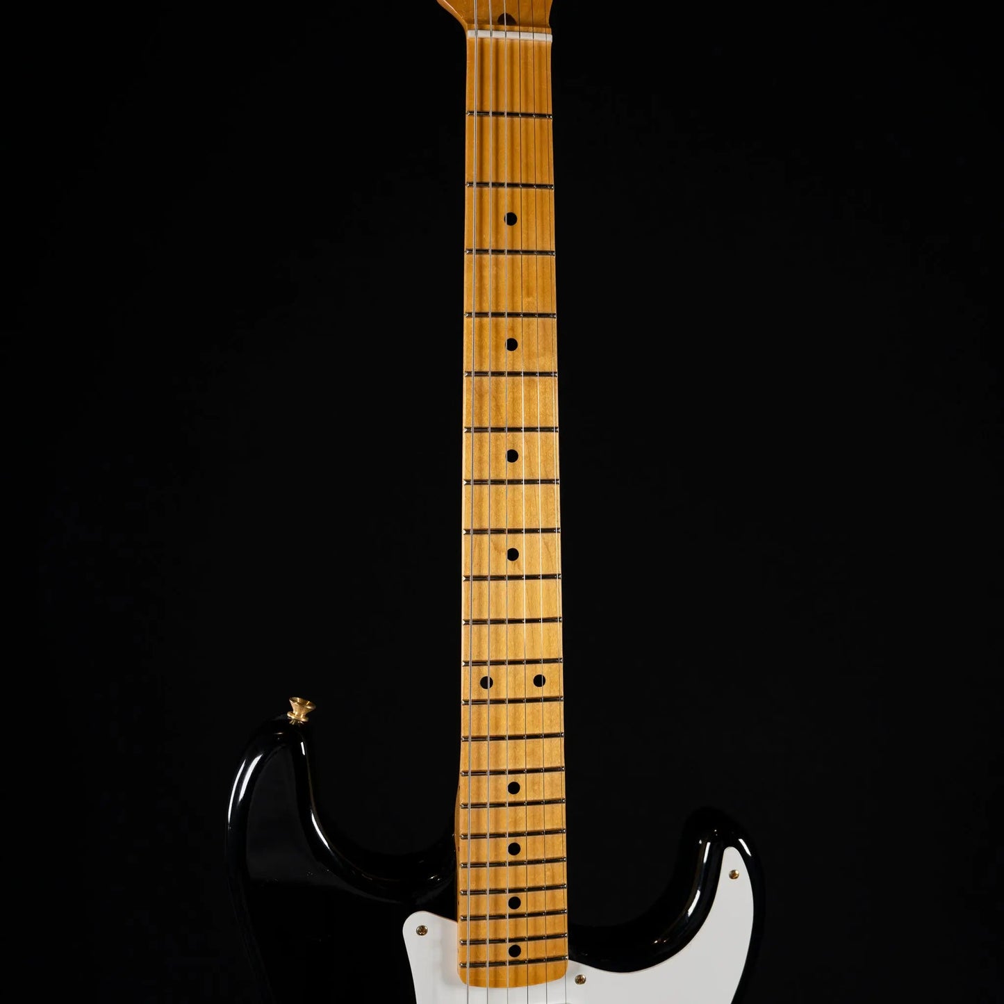 Fender Custom Shop 1955 Stratocaster - Lush Closet Classic - Black w/ Gold Hardware