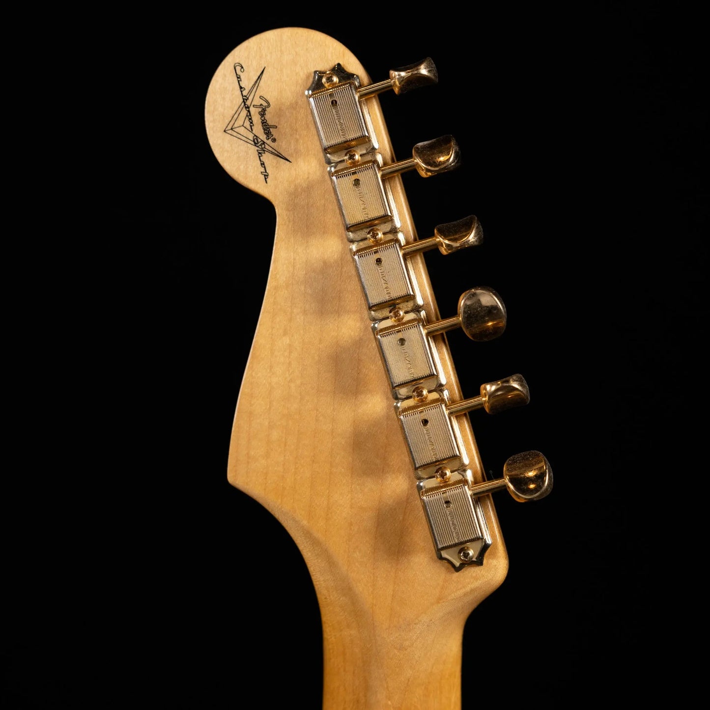 Fender Custom Shop 1955 Stratocaster - Lush Closet Classic - Black w/ Gold Hardware