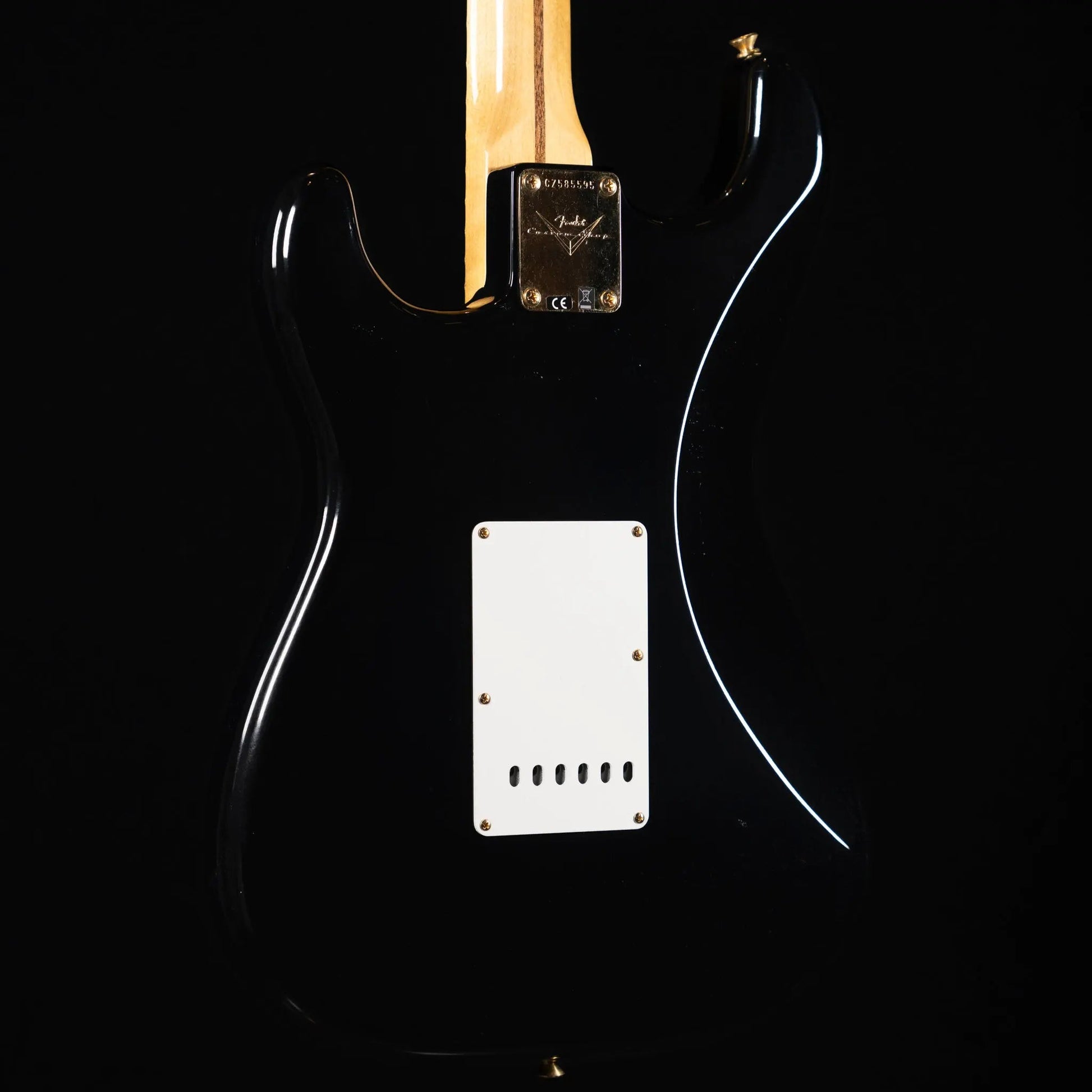 Fender Custom Shop 1955 Stratocaster - Lush Closet Classic - Black w/ Gold Hardware