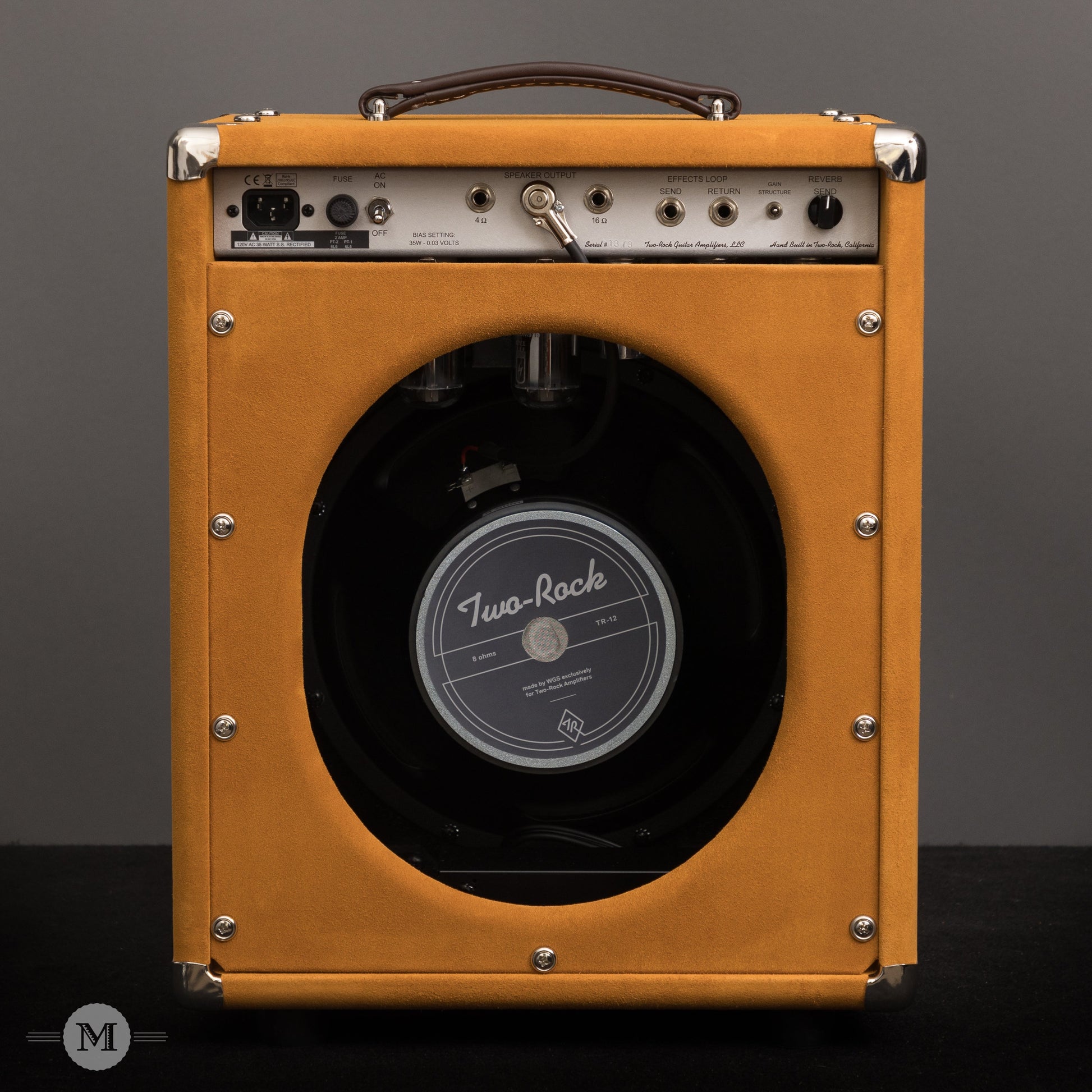Two-Rock Amplifiers - Studio Signature Combo - Golden Brown Suede w/Cane Cloth