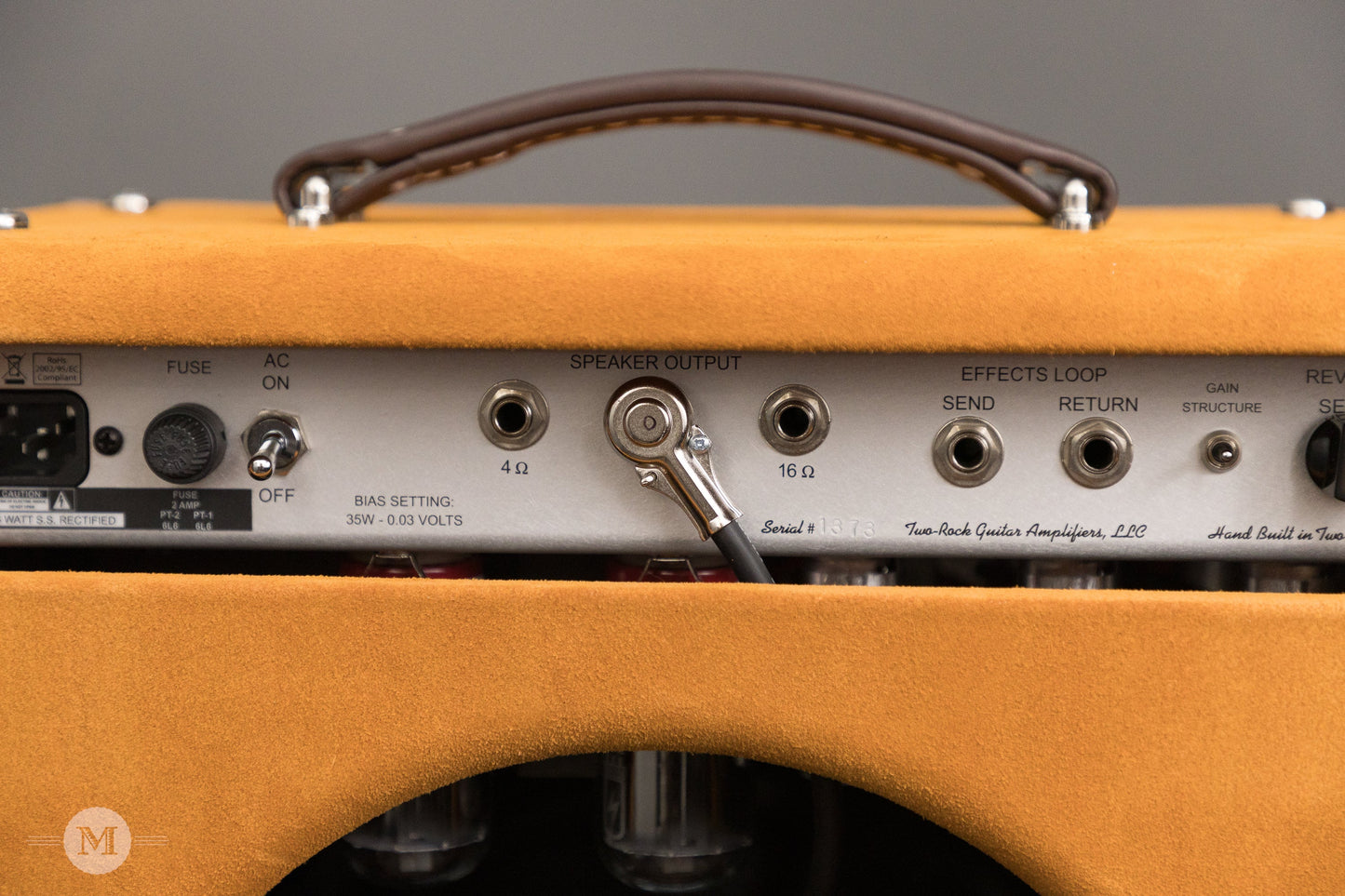 Two-Rock Amplifiers - Studio Signature Combo - Golden Brown Suede w/Cane Cloth
