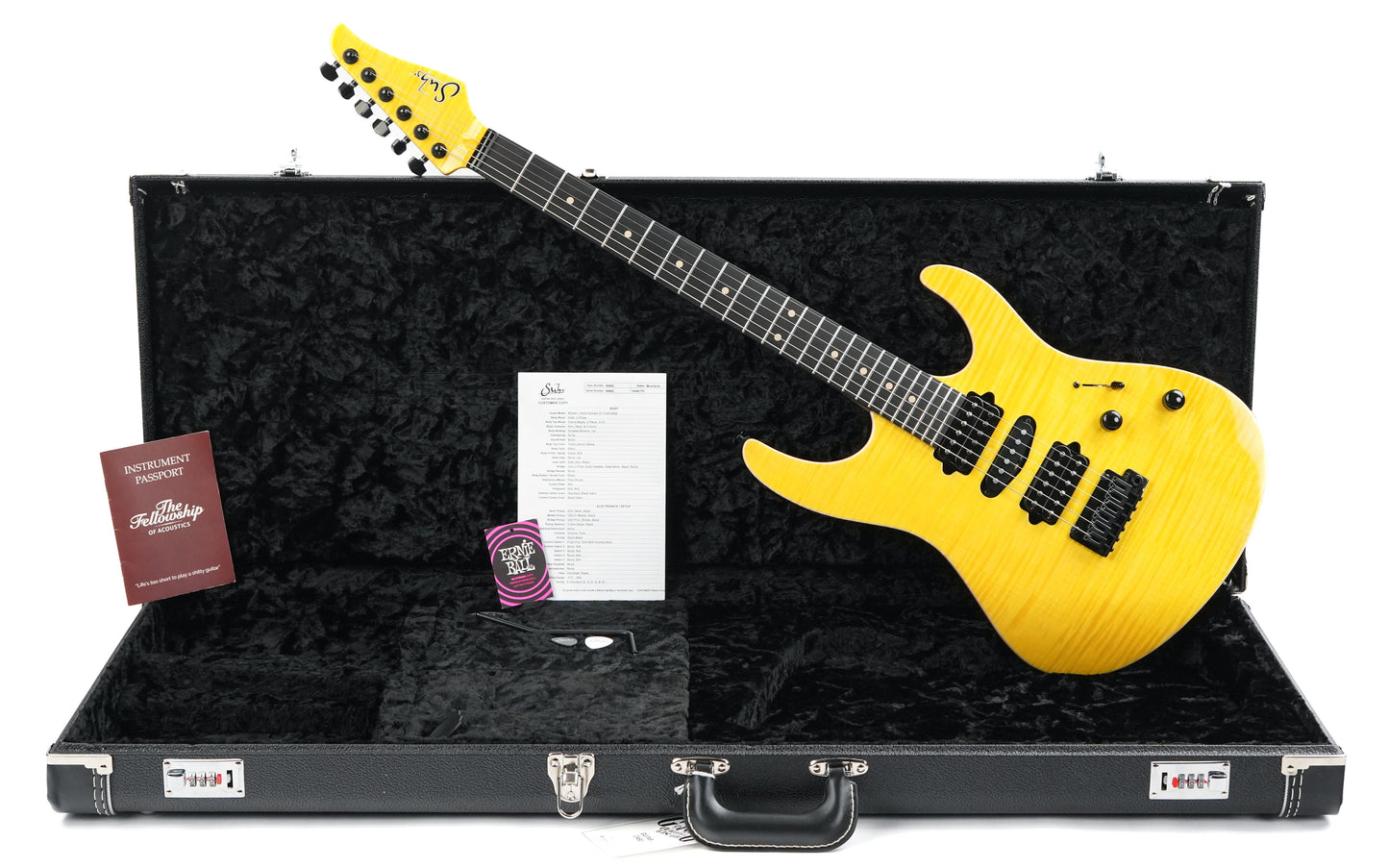 Suhr Modern Custom Trans Lemon Yellow