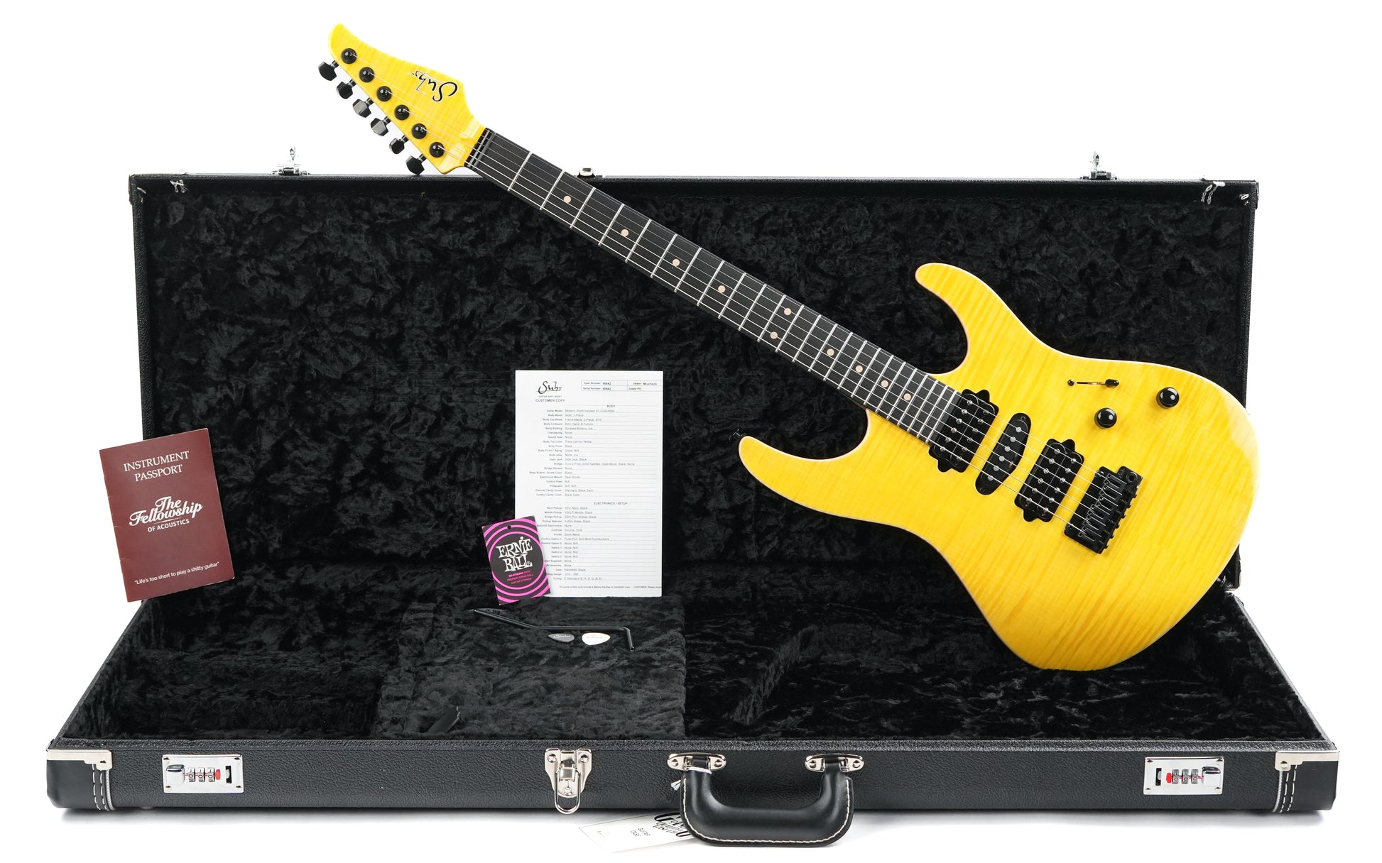 Suhr Modern Custom Trans Lemon Yellow